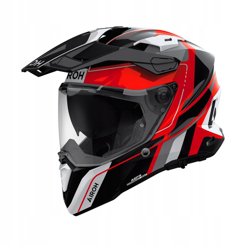 Airoh Commander 2 motocyklová prilba Skip Red Glossy, veľkosť XL