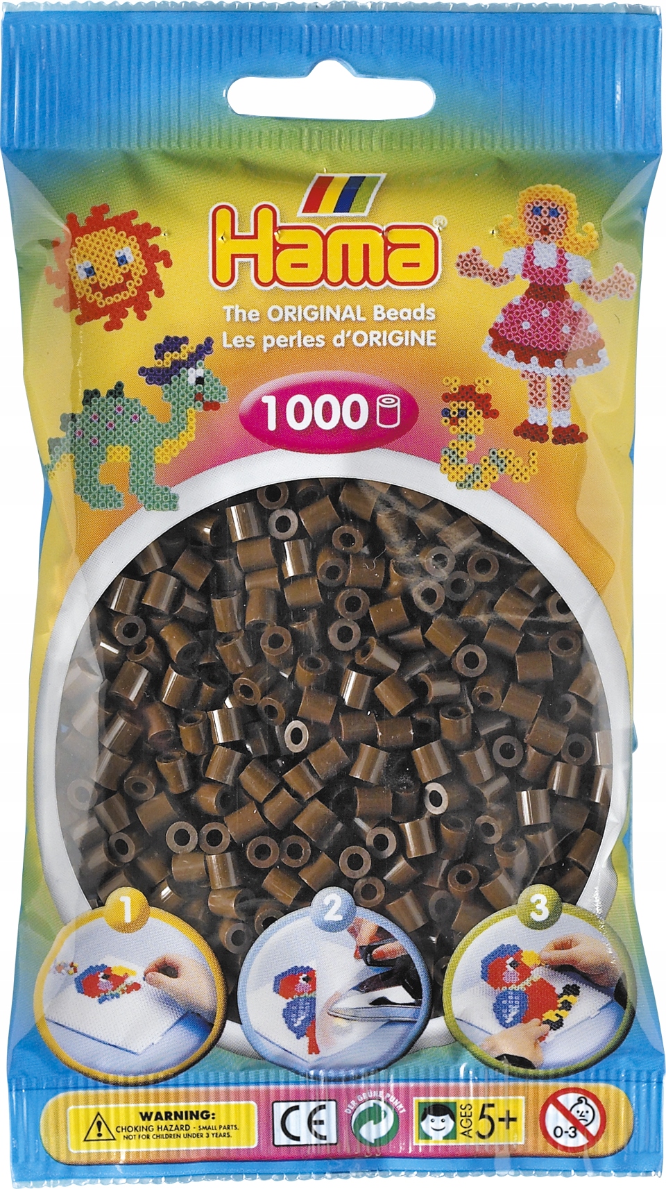 

Hama 207-12 Kolor Brązowe 1000 koralików Krk