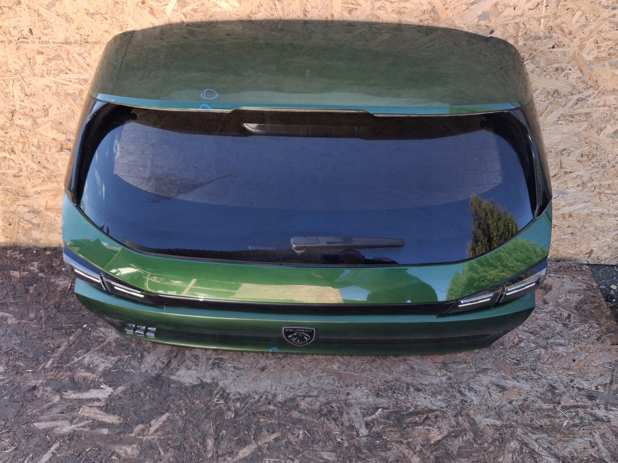trunk door PEUGEOT 308 III T10 HB