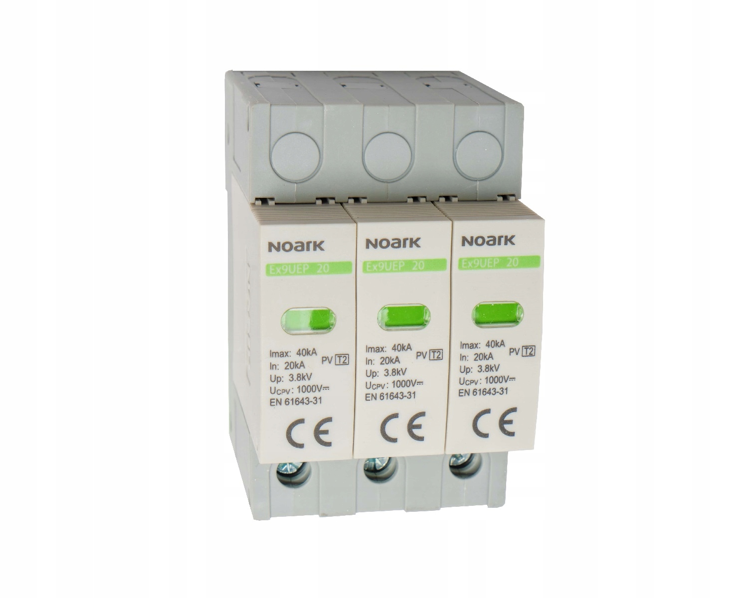 

Ogranicznik przepięć DC T2, 1000V, 3P Noark 112906