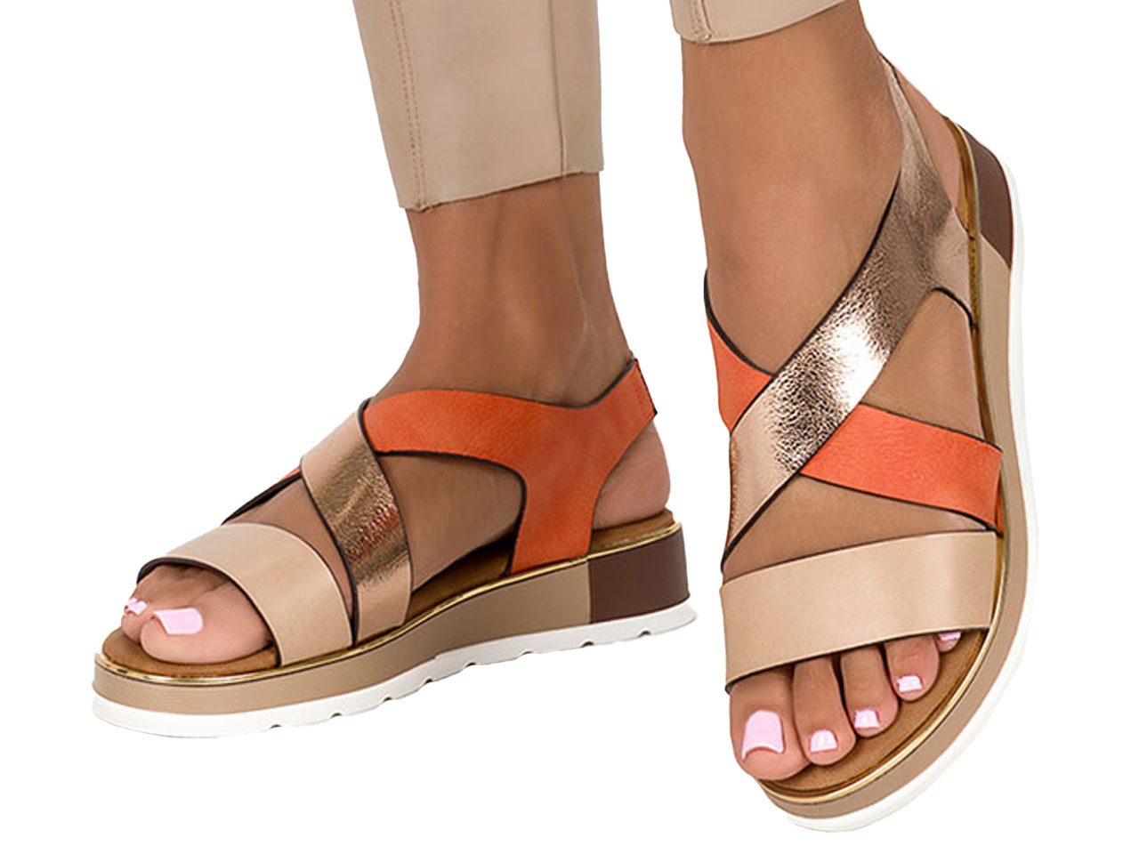 

Sandały Damskie Buty Z Gumką Płaskie Lekkie New 37