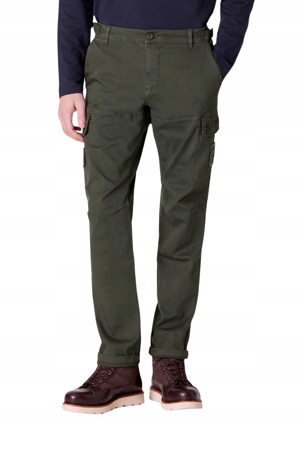 Aeronautica Militare Zelené pánské kalhoty Cargo 50