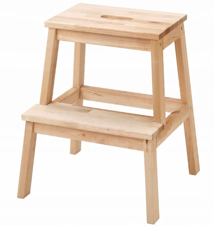 

Ikea Bekvam Taboret Drewniany Stołek ze Schodkiem