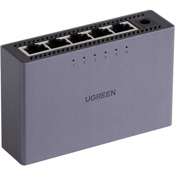 Switch, přepínač 5 portů, 1 gigabitový, Ugreen lehký kompaktní