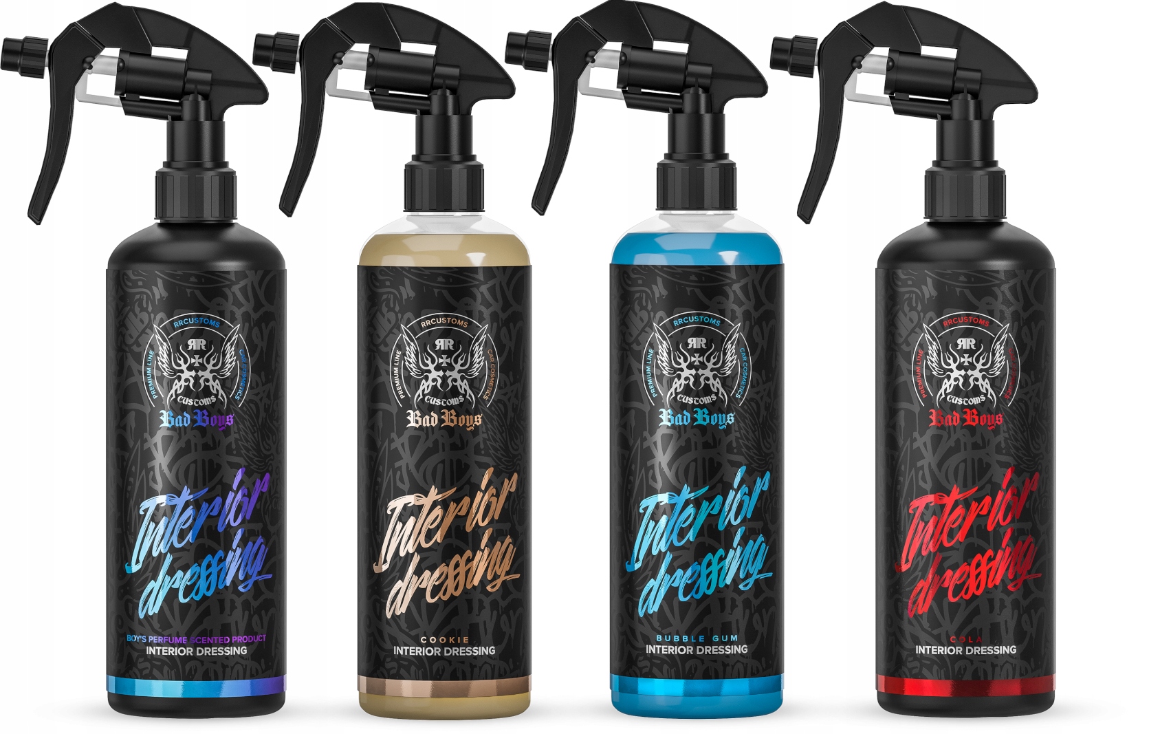 RRC BAD BOYS ZESTAW KOSMETYKOW DO WNETRZA AUTA Packaging Volume 500 ml