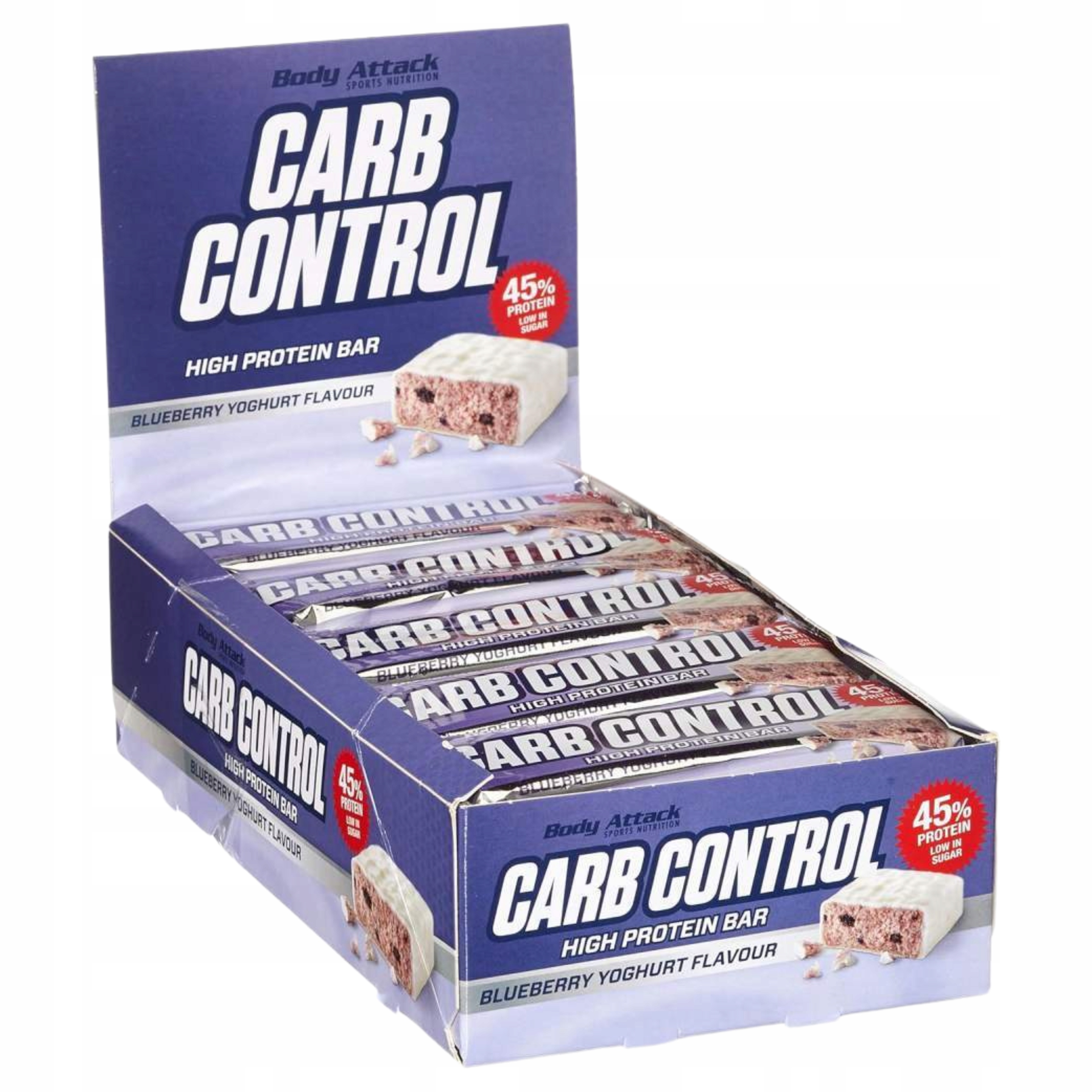 Proteinová Tyčinka Body Attack Carb Control 15 x 100 g Proteinová nízkocukrová