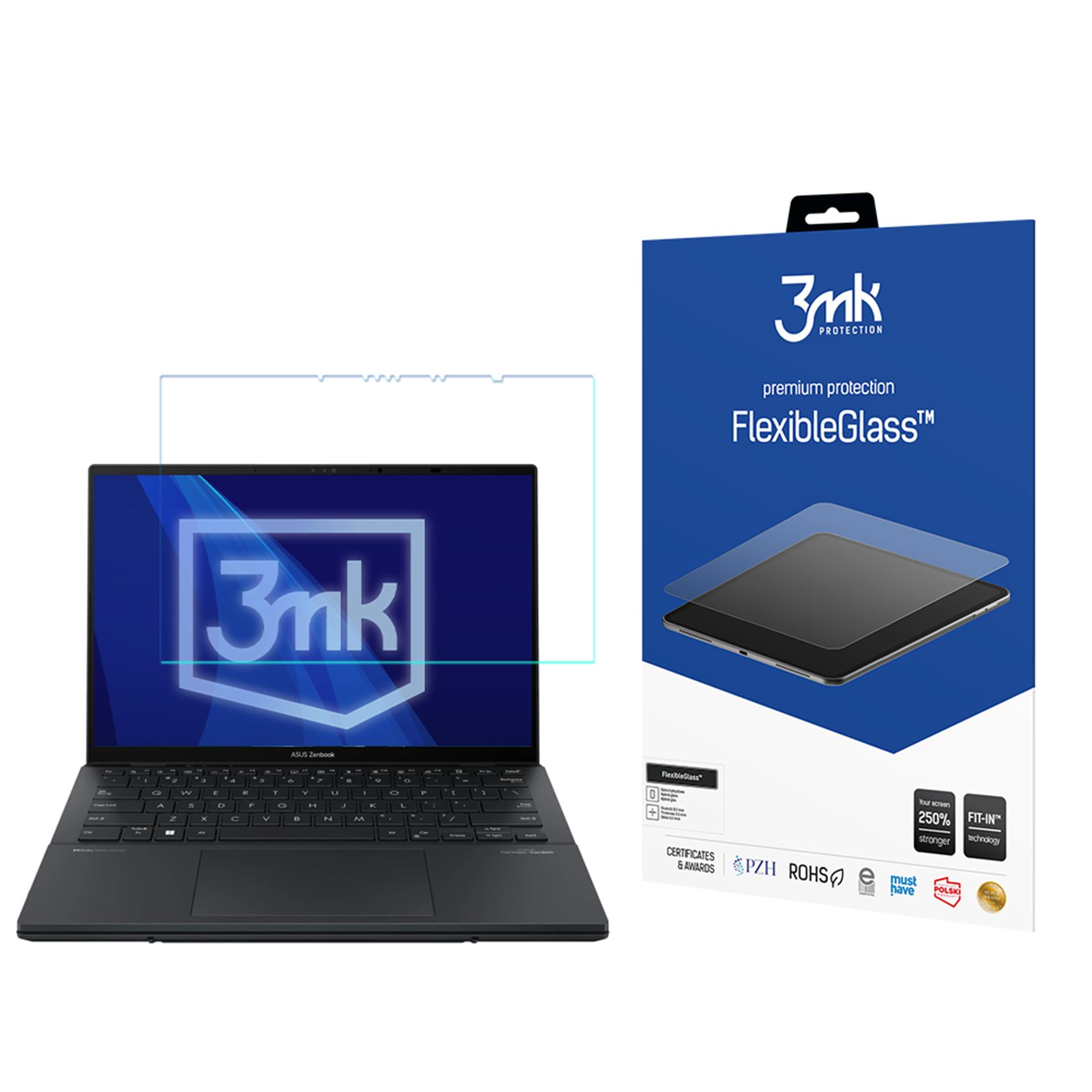 Szkło hybrydowe na Asus ZenBook Duo UX8406CA-PZ068X 14" 3mk FlexibleGlass
