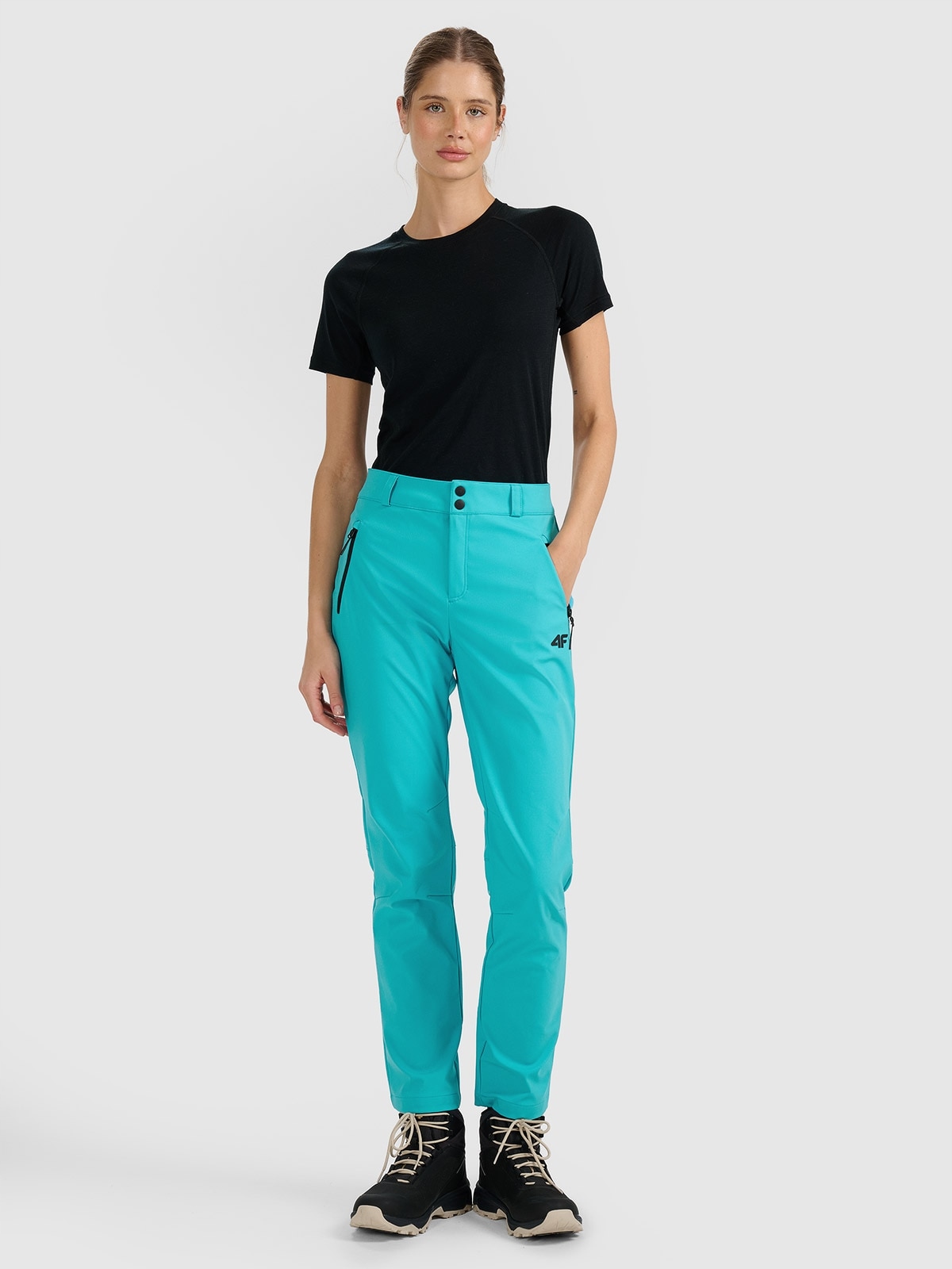 Dámské Trekové Kalhoty 4F Softshellové S Membránou TFTRF0988 AW25 XL