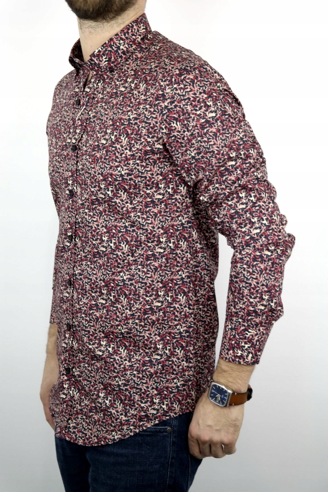 DANIEL BESSI Koszula męska fb732 Rozmiar L 41/42 Marka inna