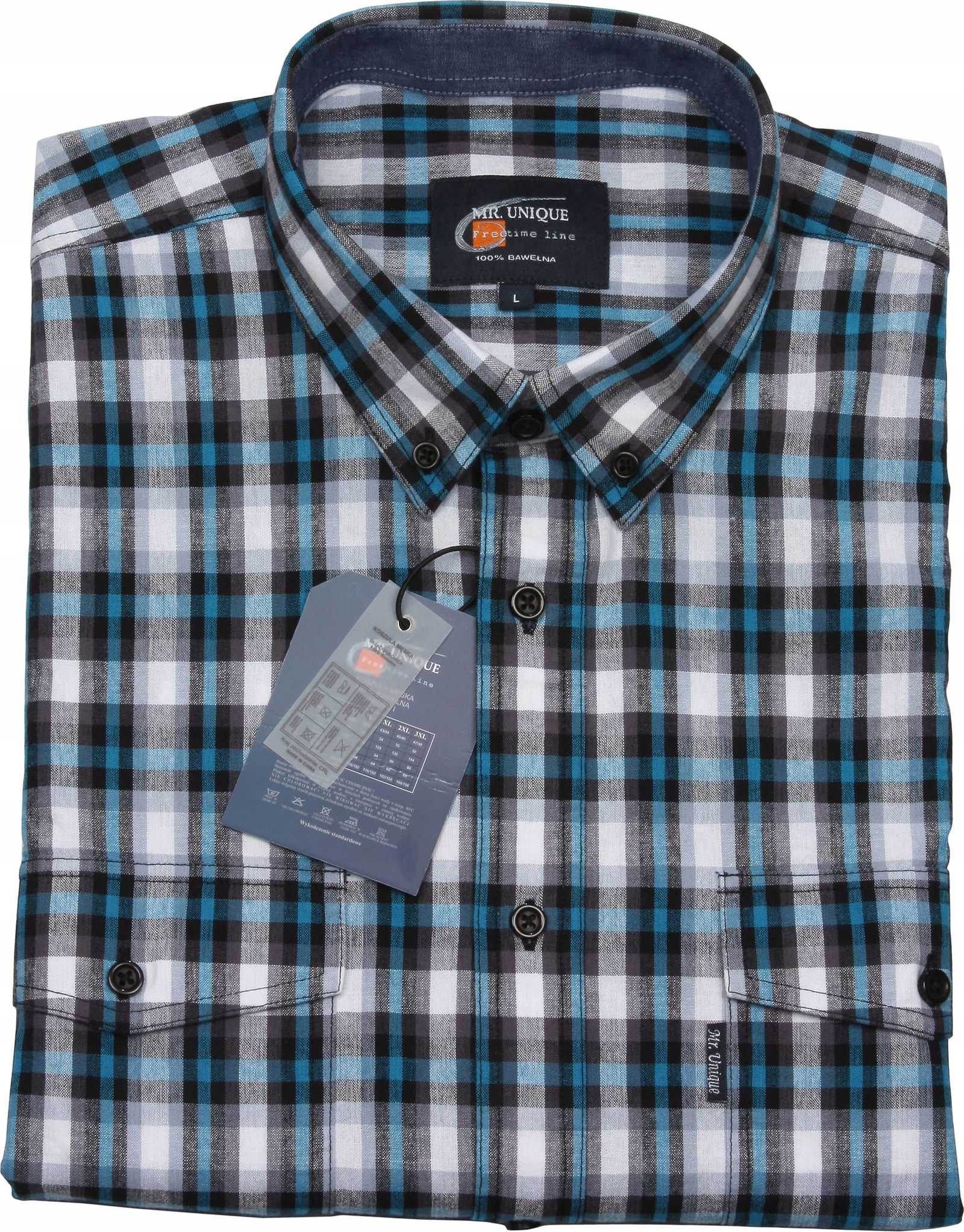 

koszula Mr.UNIQUE bawełna100% L_41/42_obw_kl_120