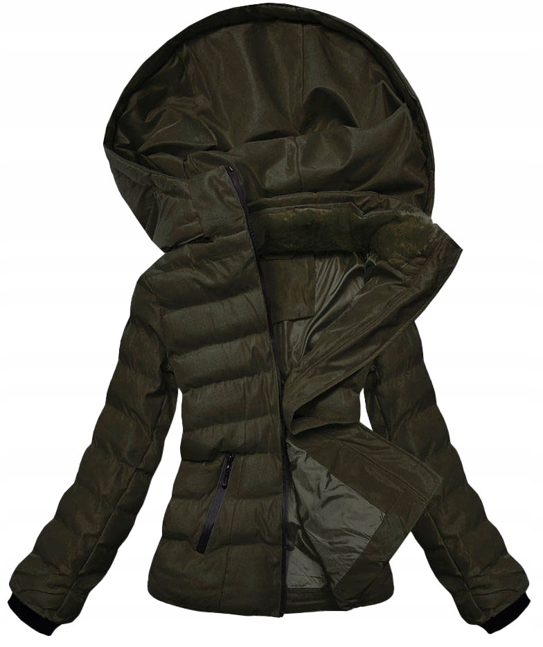 Dámská Zimní Bunda 5M769 Army L (40)