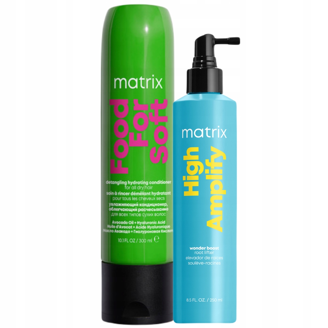 Food For Soft + High Amplify zestaw: odżywka 300 ml + spray 250 ml