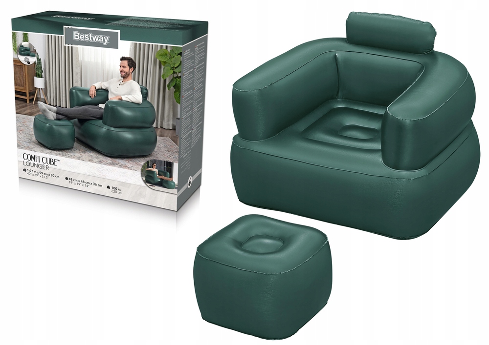 Nafukovací Křeslo Tmavé Bestway 75137