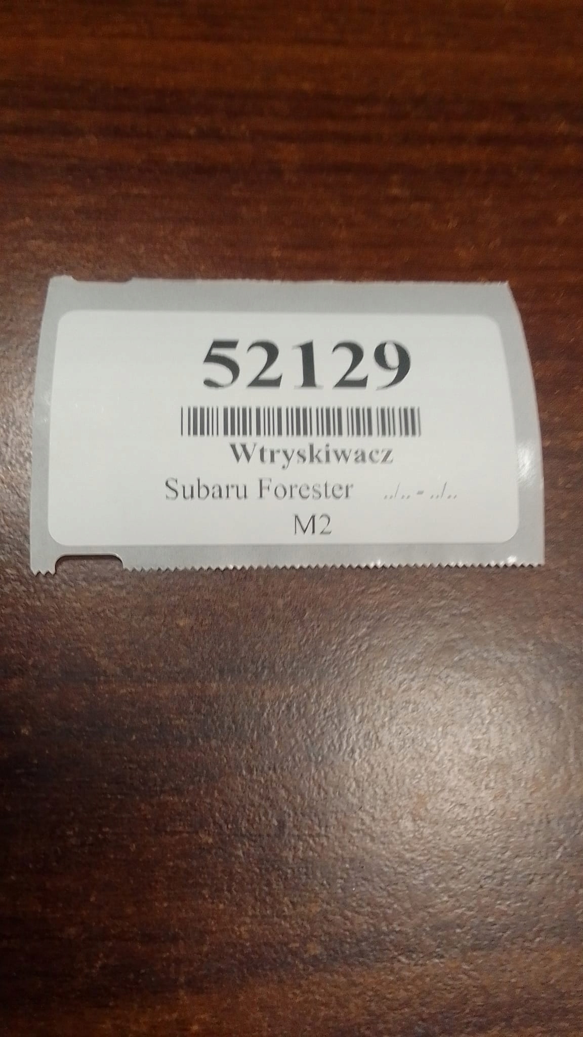 SUBARU FORESTER and 2.0 injector