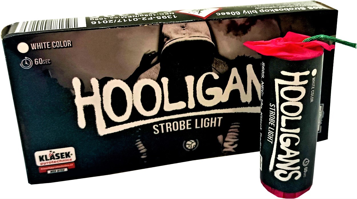 

Hooligans Stroboskop Biały 6szt Dla Kibiców 60sek