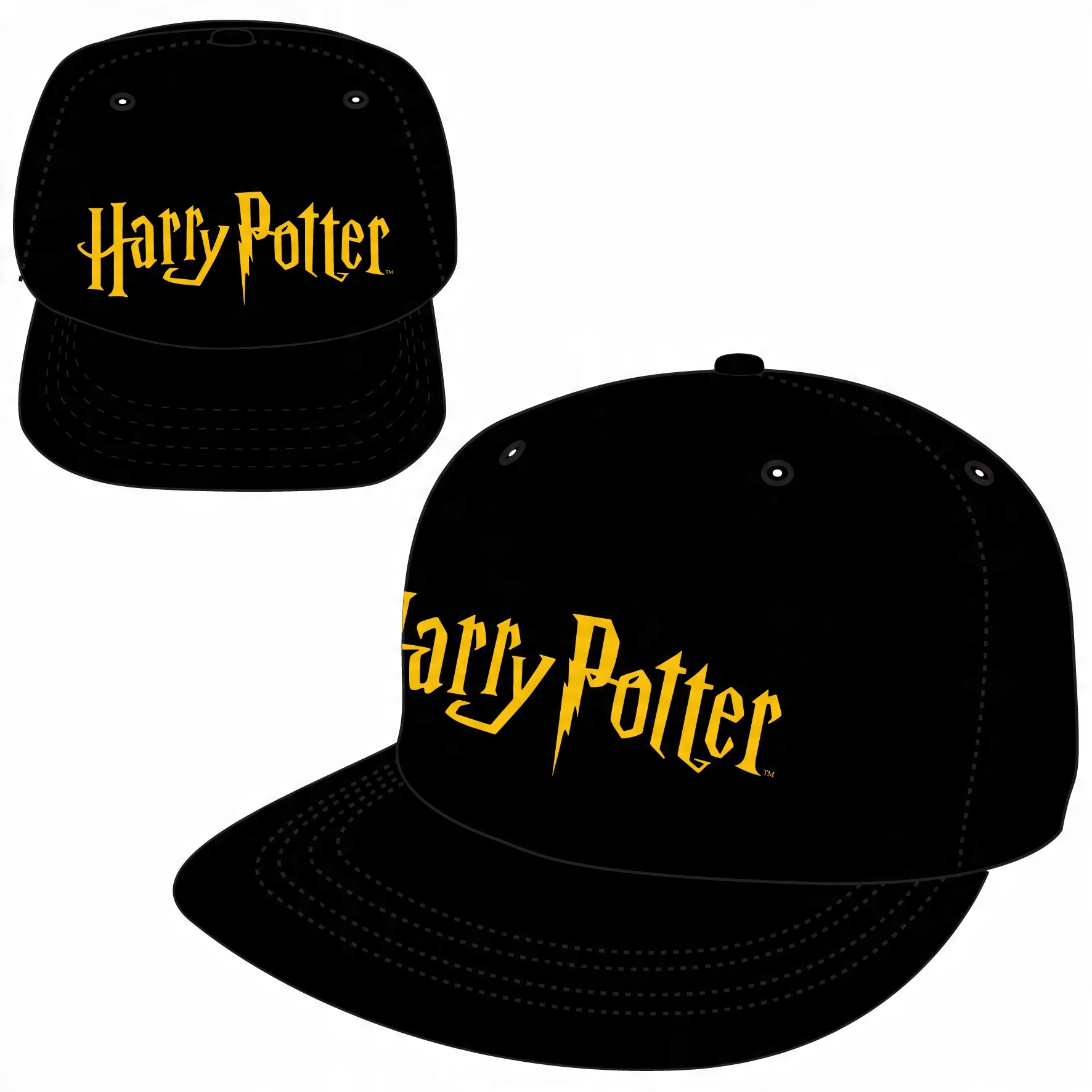 

Czapka z Daszkiem Harry Potter 58 Czarna