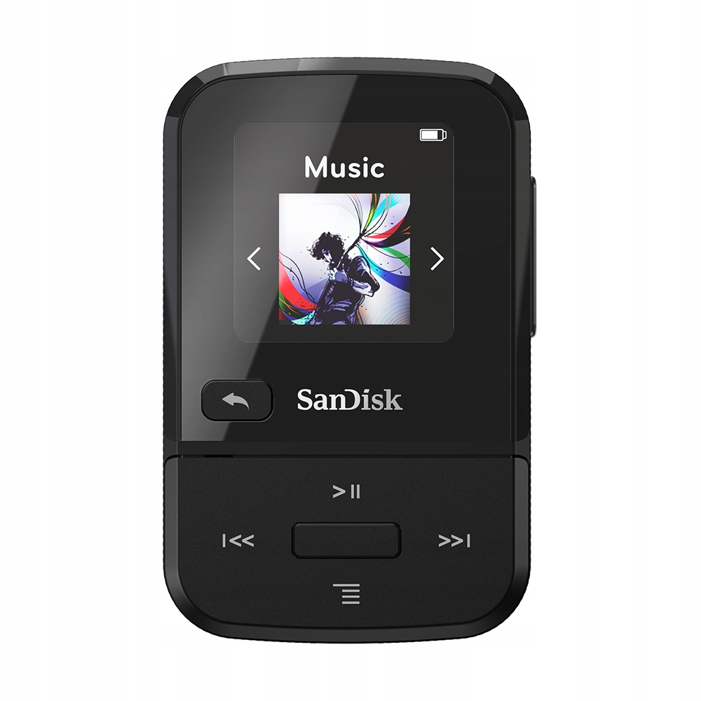 SanDisk MP3 Clip Sport Go czarny 32 GB OUTLET
