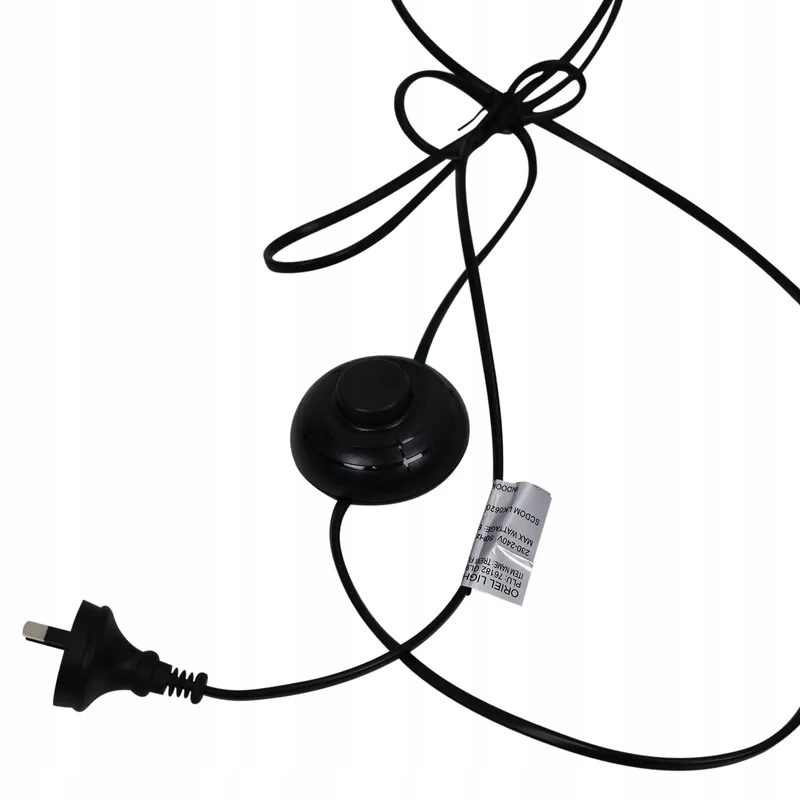 DREWNIANE Nogi LAMPA Podłogowa TROJNÓG Czarna