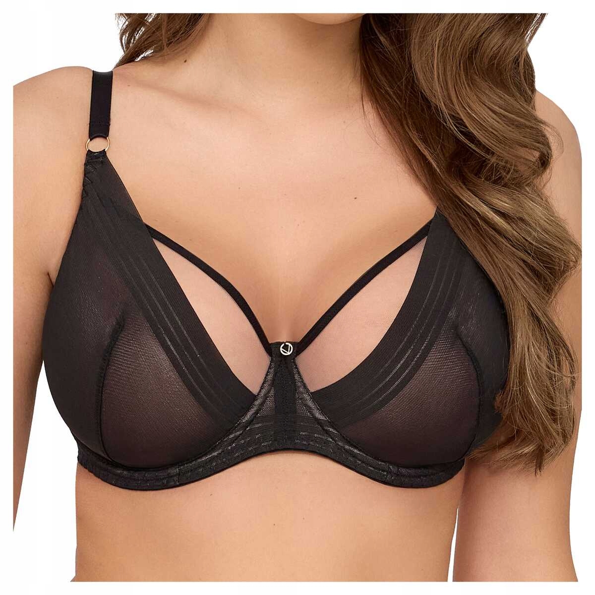 Ava Podprsenka měkká, pohodlná podprsenka soft Ritual 2231 černá plus 90G