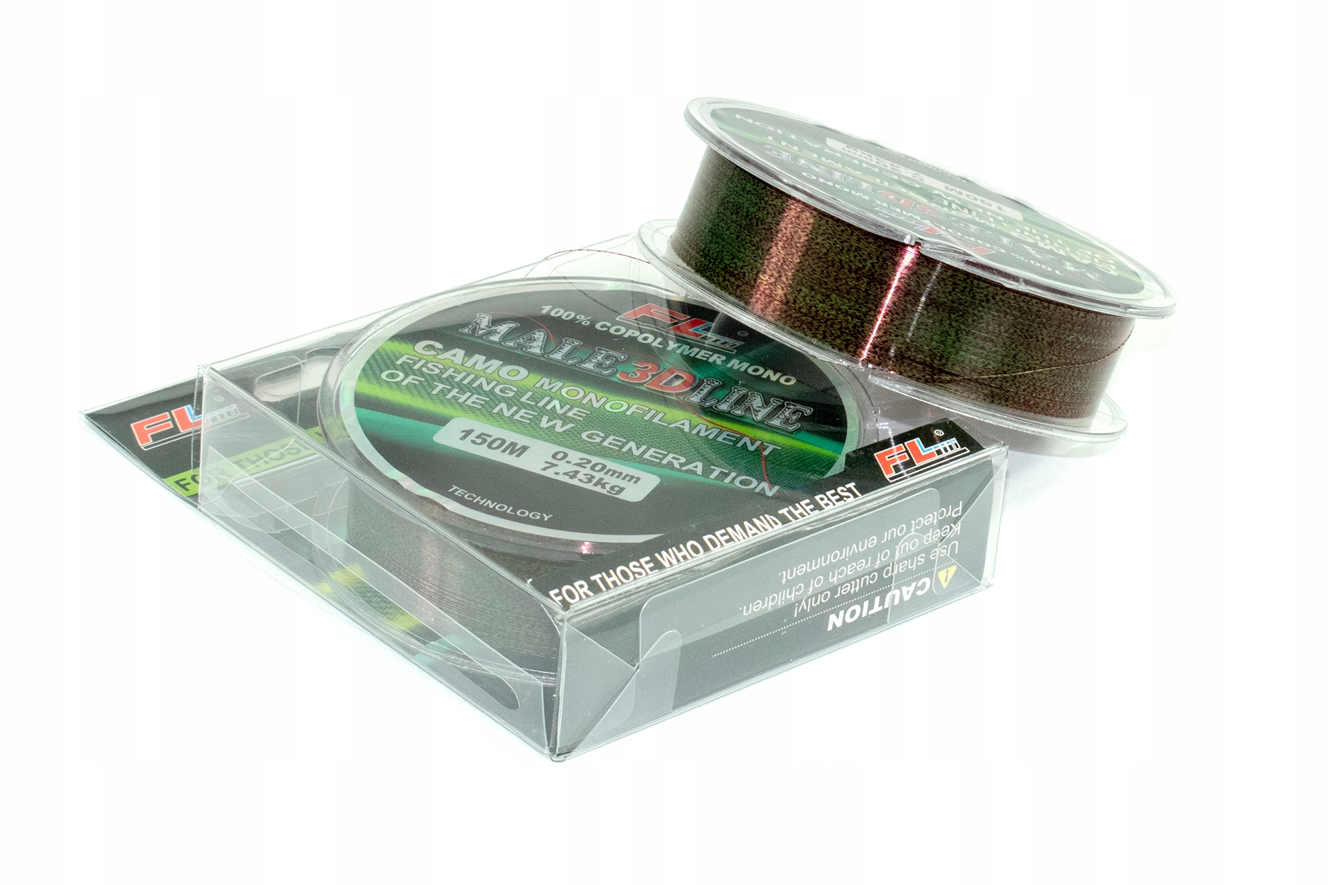 

Żyłka Fl Male 3D Camouflage 150/300m 0,16mm 5,32kg