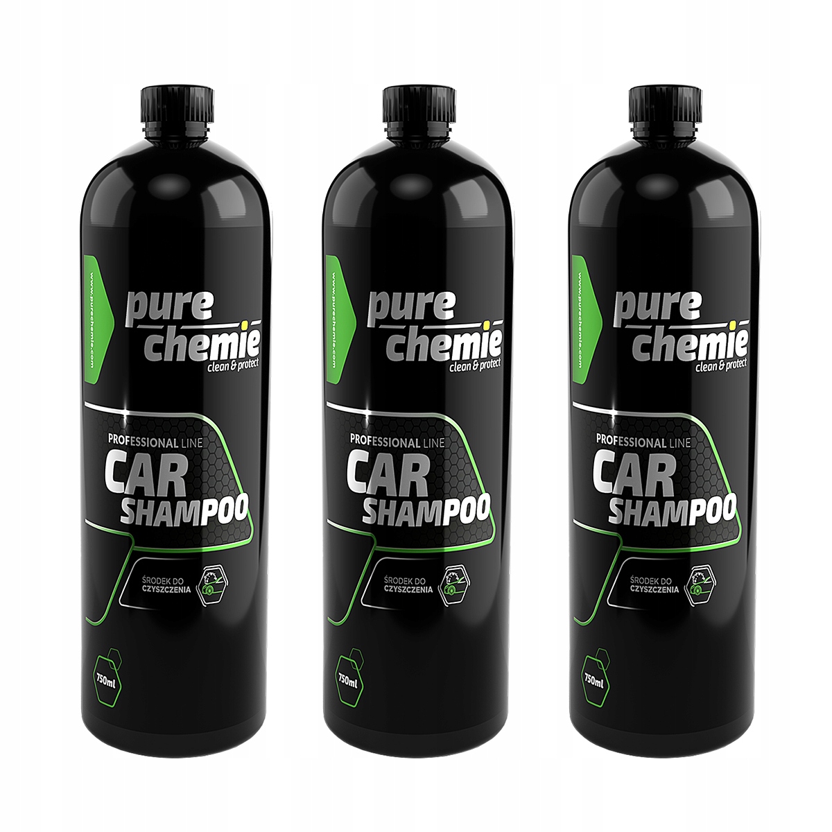 Sada x3 Pure Chemie Car Shampoo 750 ml šampon
