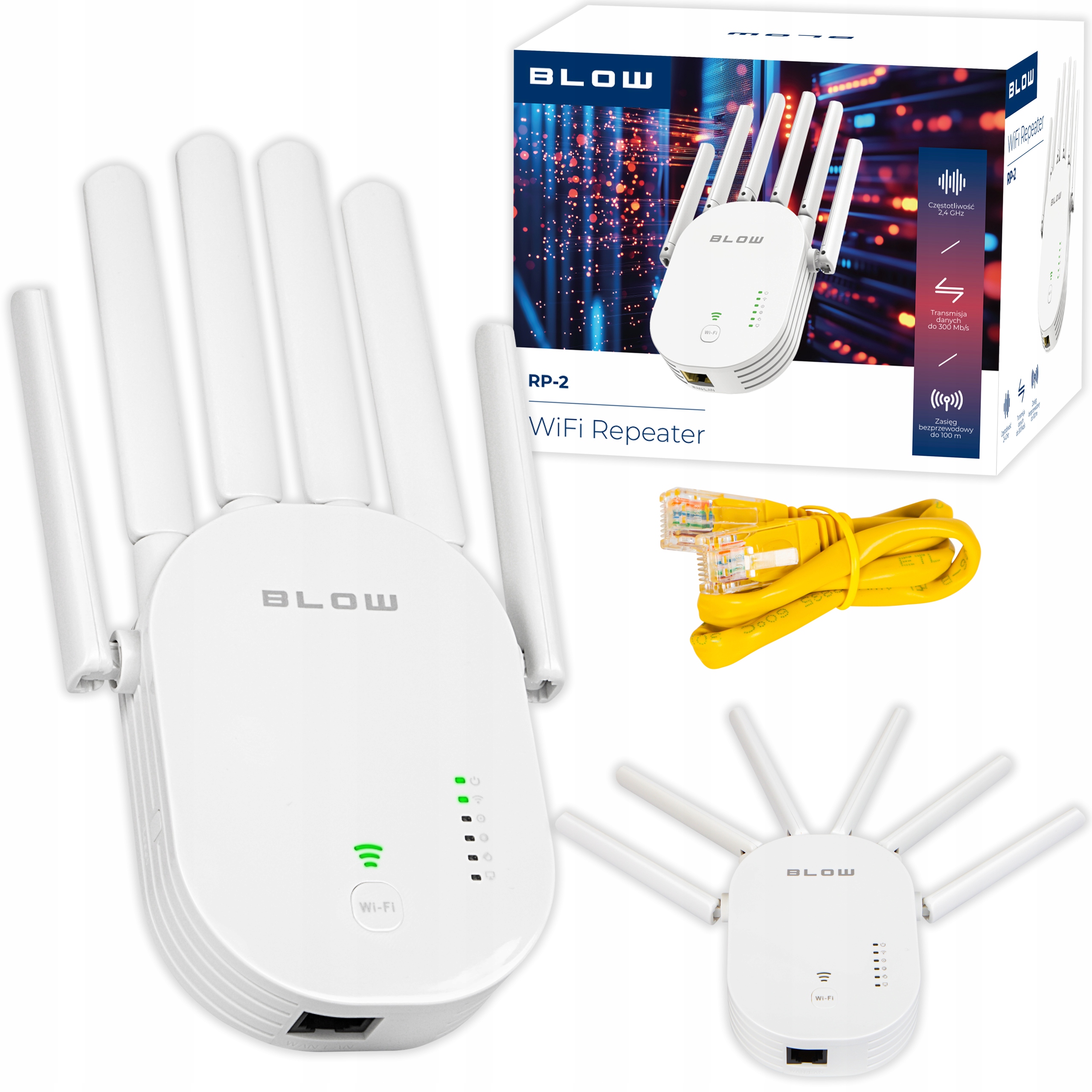 Wzmacniacz sygnału Wi-Fi Prolech RP-2 WIFI