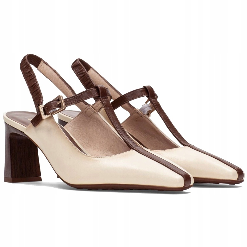 Dámské lodičky s páskem Hispanitas BHV264675 SOHO-V26 Butter Kůže Vel. 36