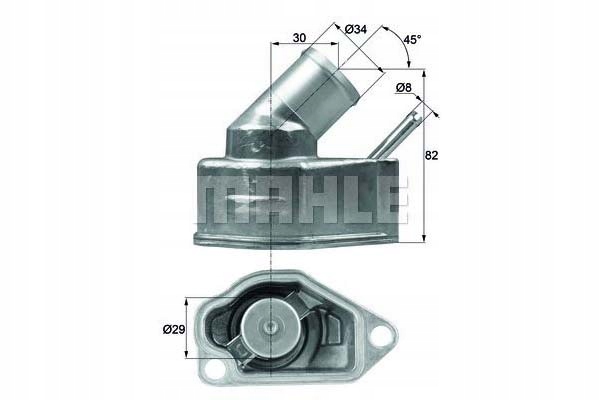 TERMOSTAT OPEL 92C ASTRA BEHR Producent części Behr