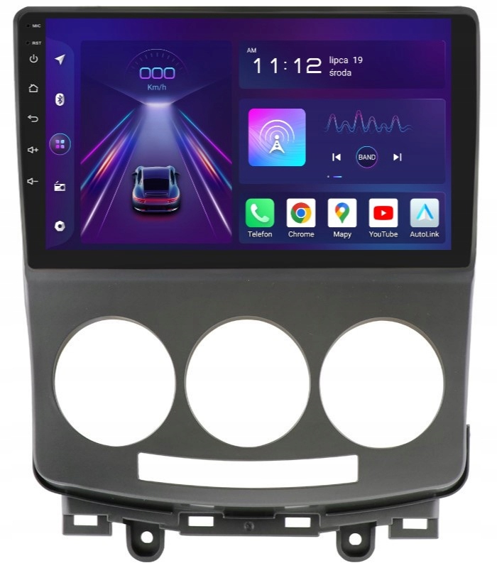 Navigace Rádio 2DIN Android Mazda 5 A 1 Cr 8/256 Gb Carplay Dsp Lte