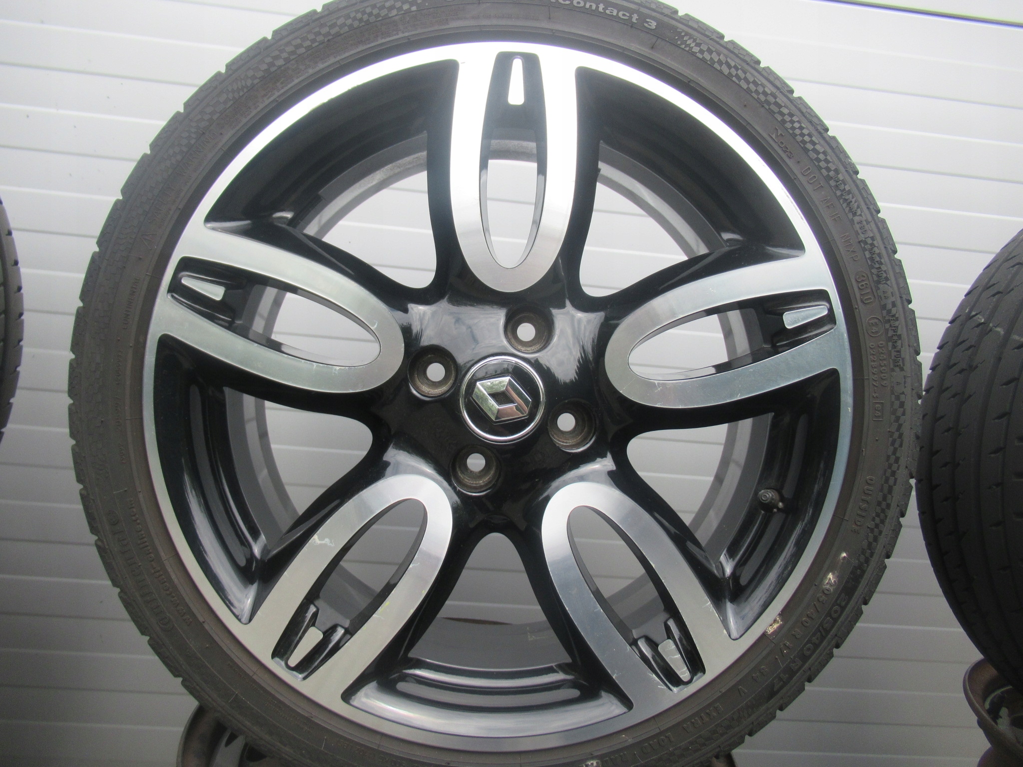 ALU+OPONY LATO R17 RENAULT TWINGO RS,CLIO 3,MODUS Średnica felgi 17