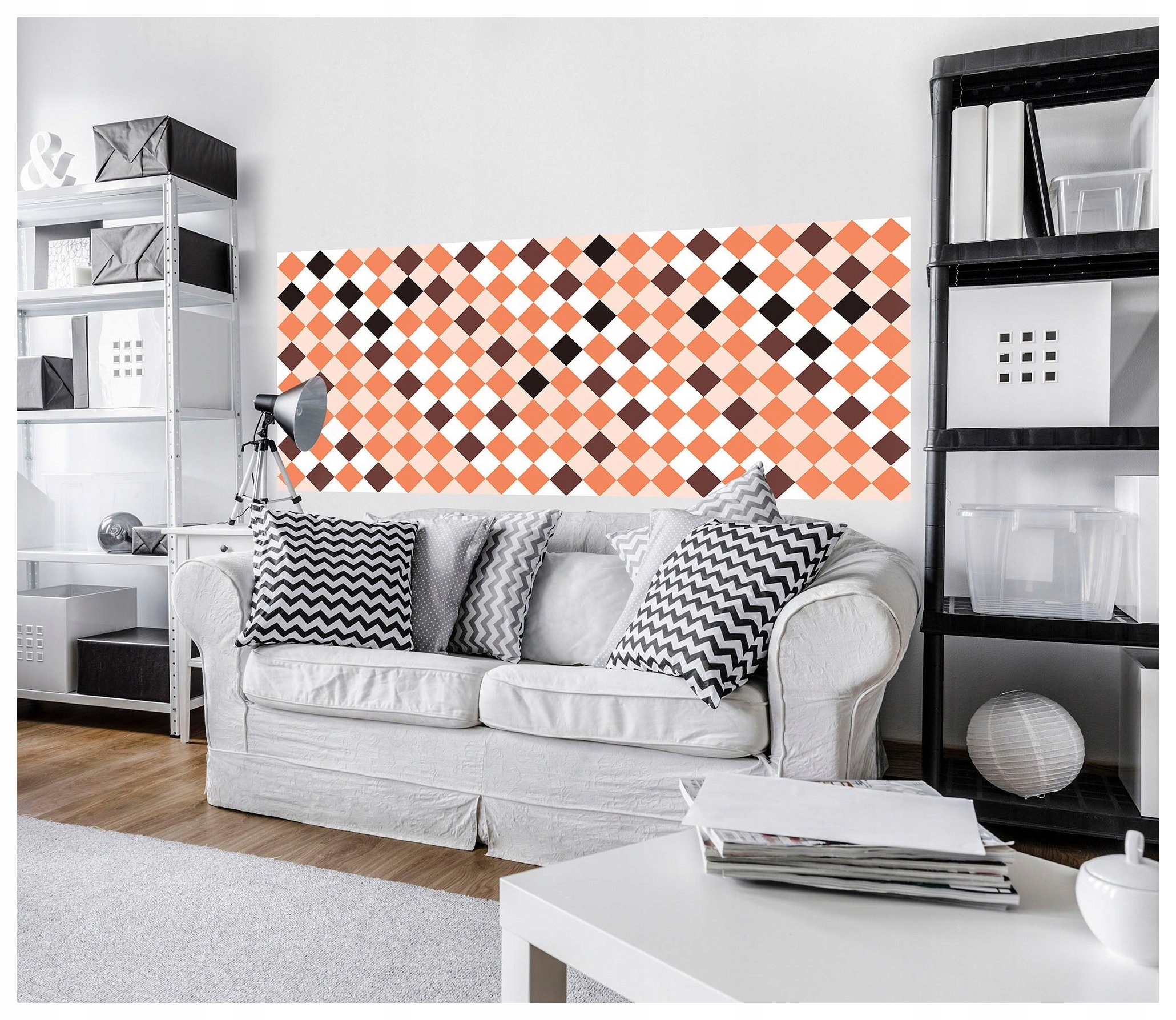 Fototapeta Geometrické Romby Minimalismus Loft 250x104 do obývacího pokoje lepidlo