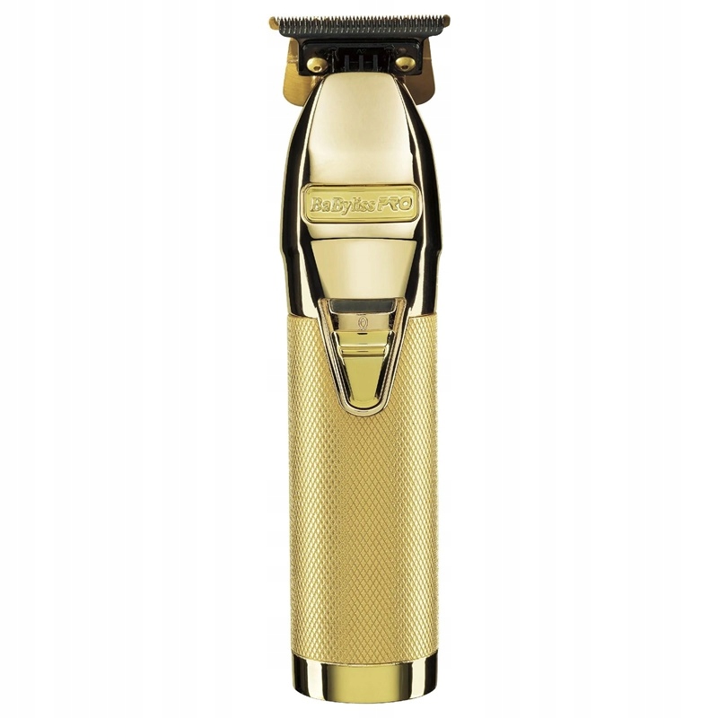 BaBylissPRO Skeleton Gold kovový zastřihovač s čepelí T-blade FX7870GE