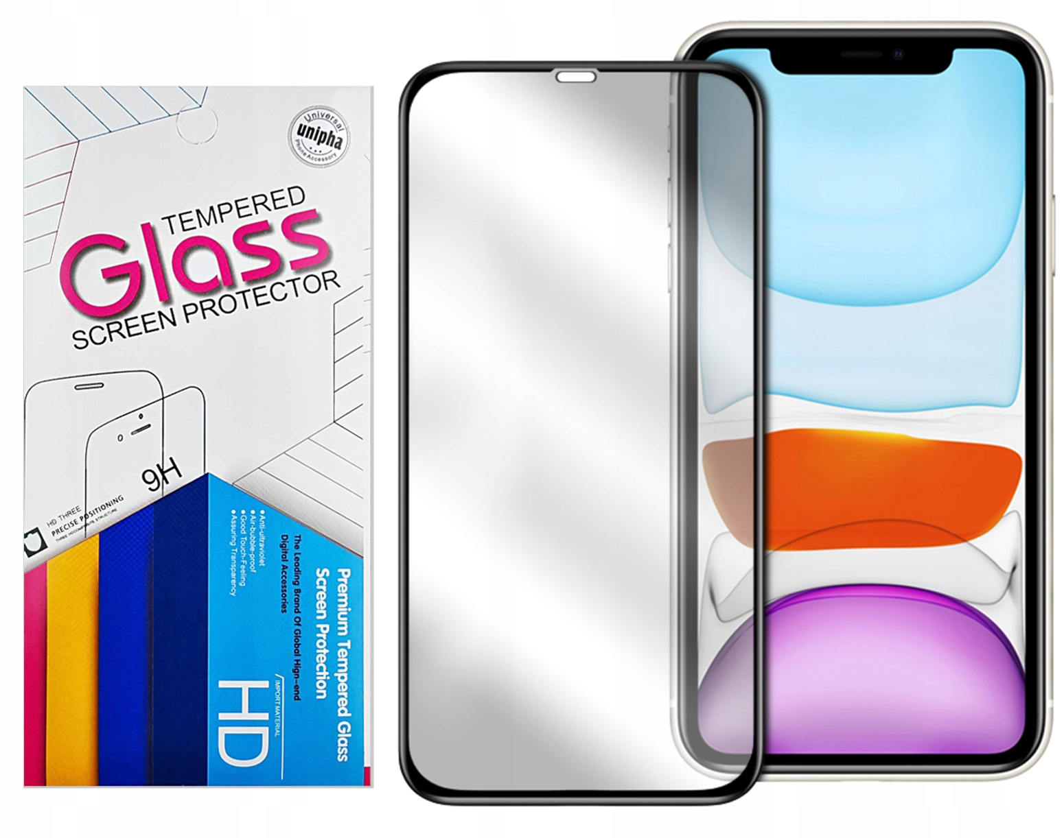 

Szkło Hartowane 5D Full Glue Do Apple Iphone 11 Xr