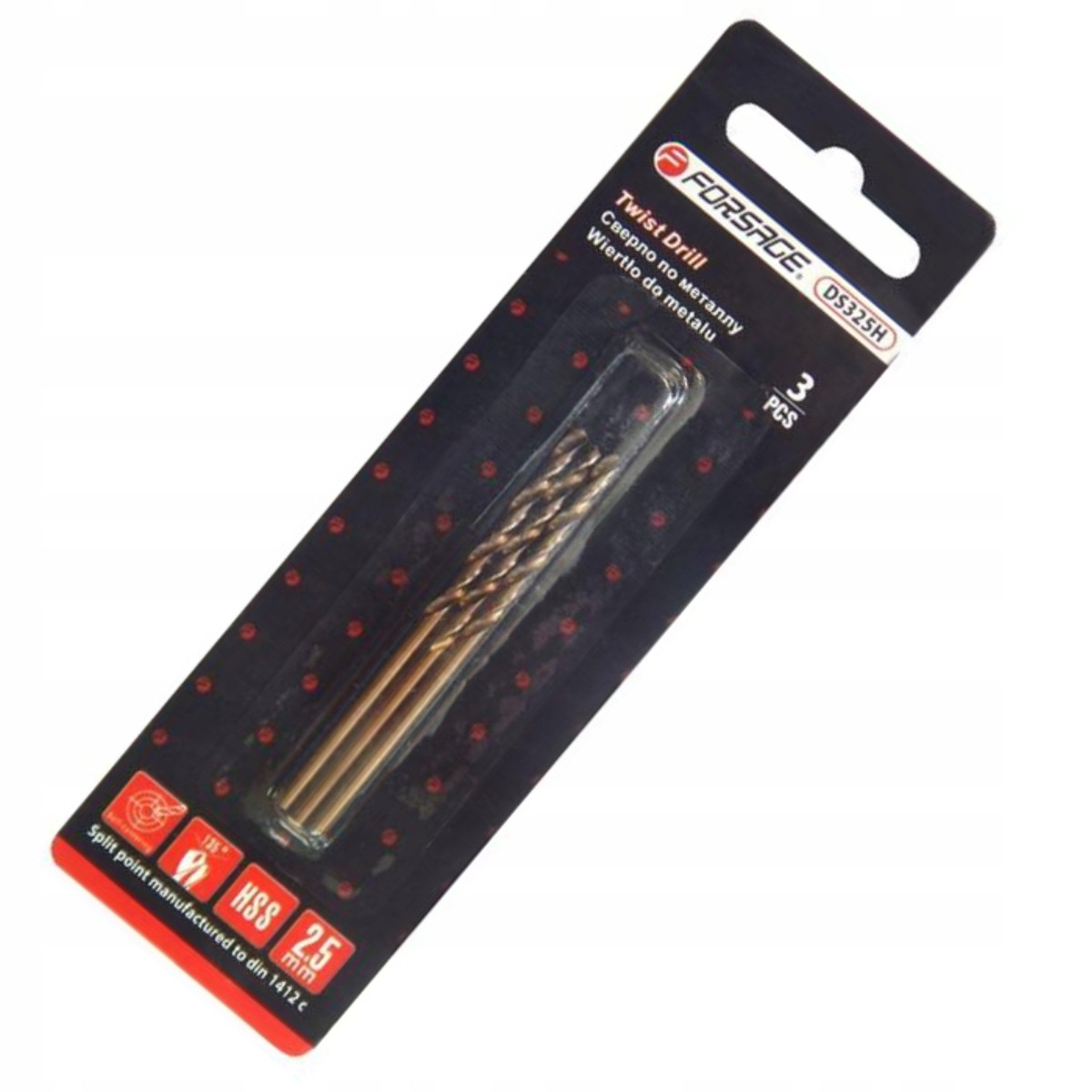 

3 Szt. wiertła do metalu 1.5 mm Hss