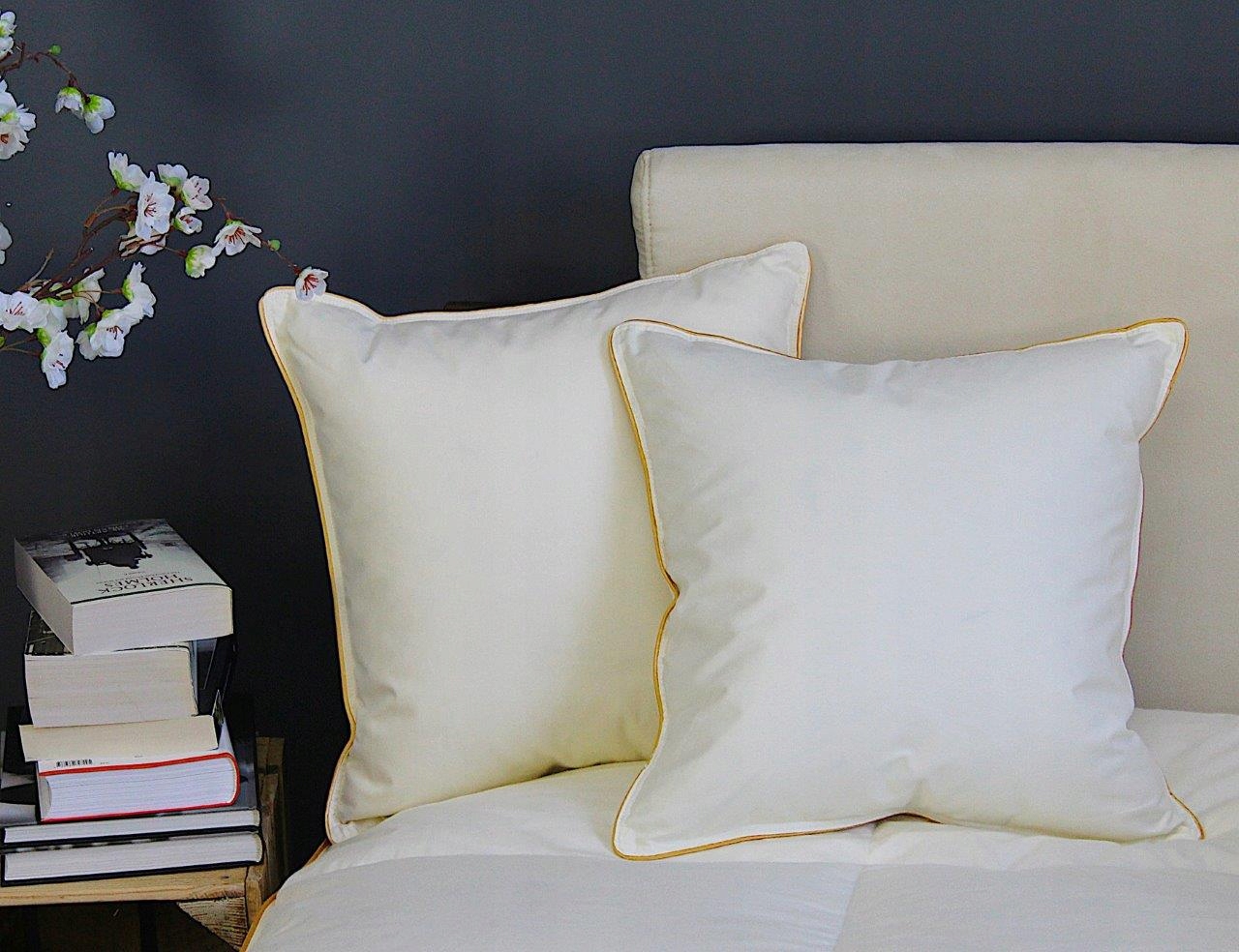 

Komfortowa poduszka 40x40 puch gęsi polski bawełna