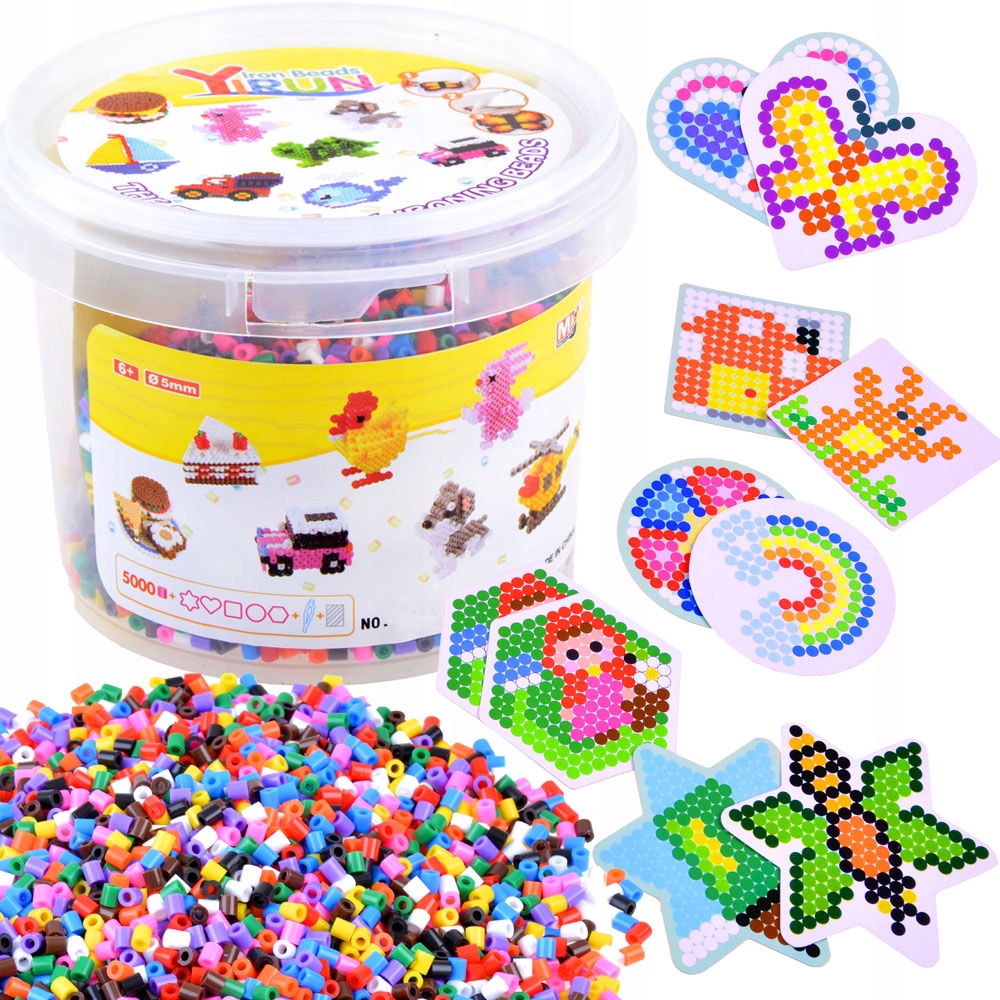 

Koralikowa prasowanka 5000szt wiadereczko ZA3319