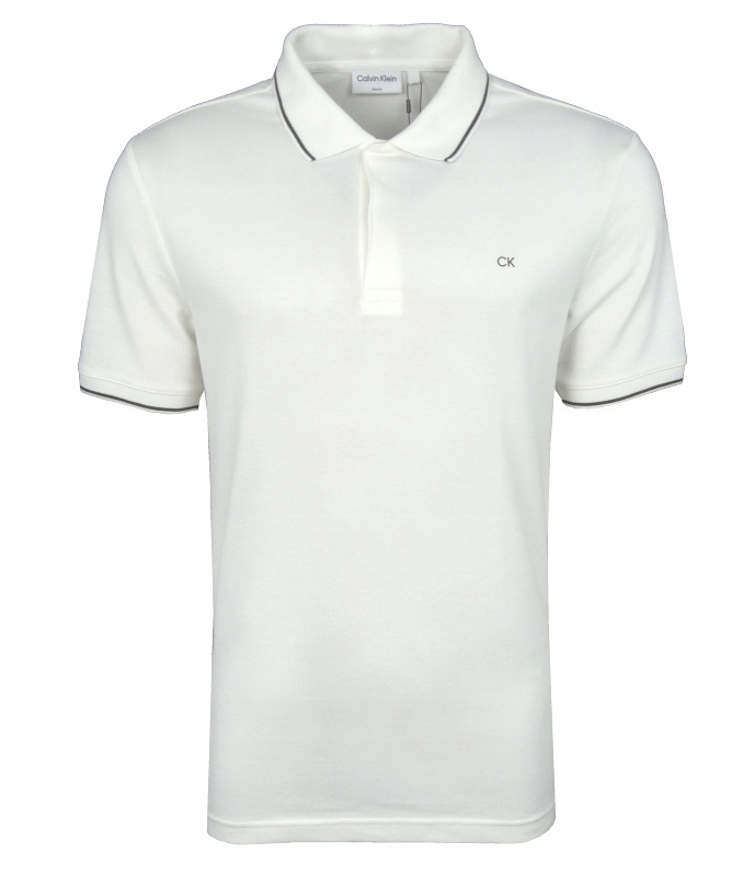 white calvin klein polo