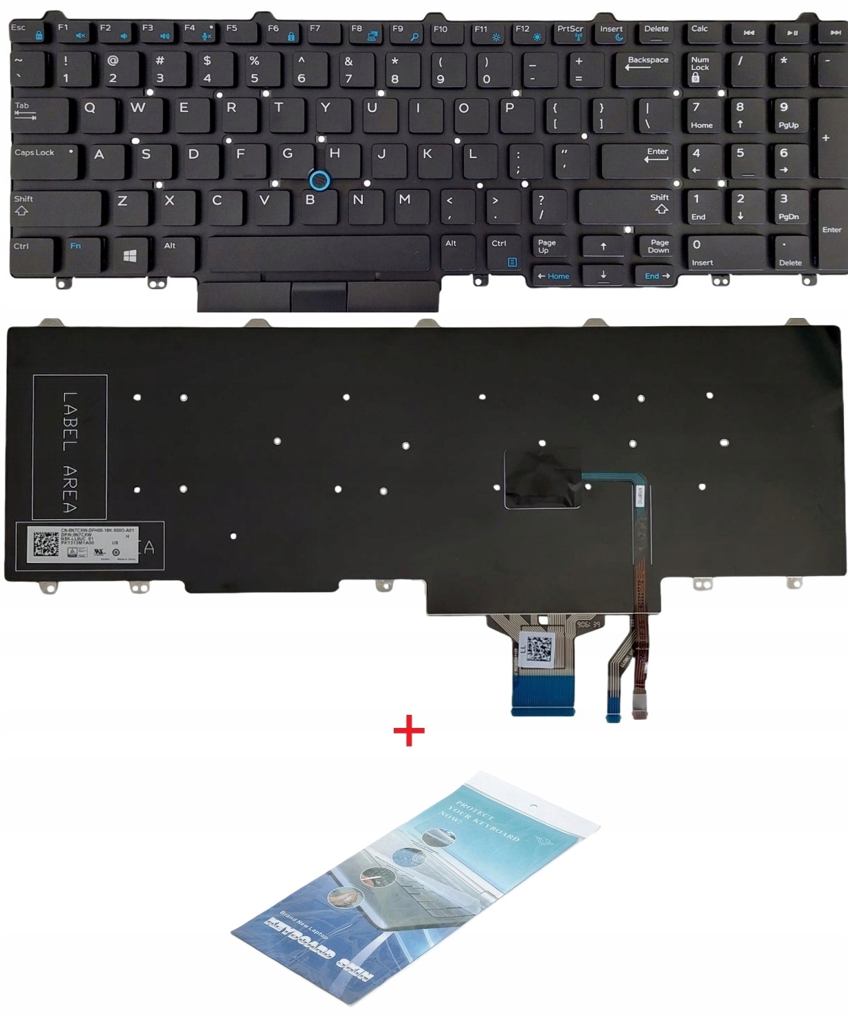 Klawiatura Tprc TPRC-KB-4013100123 do Dell