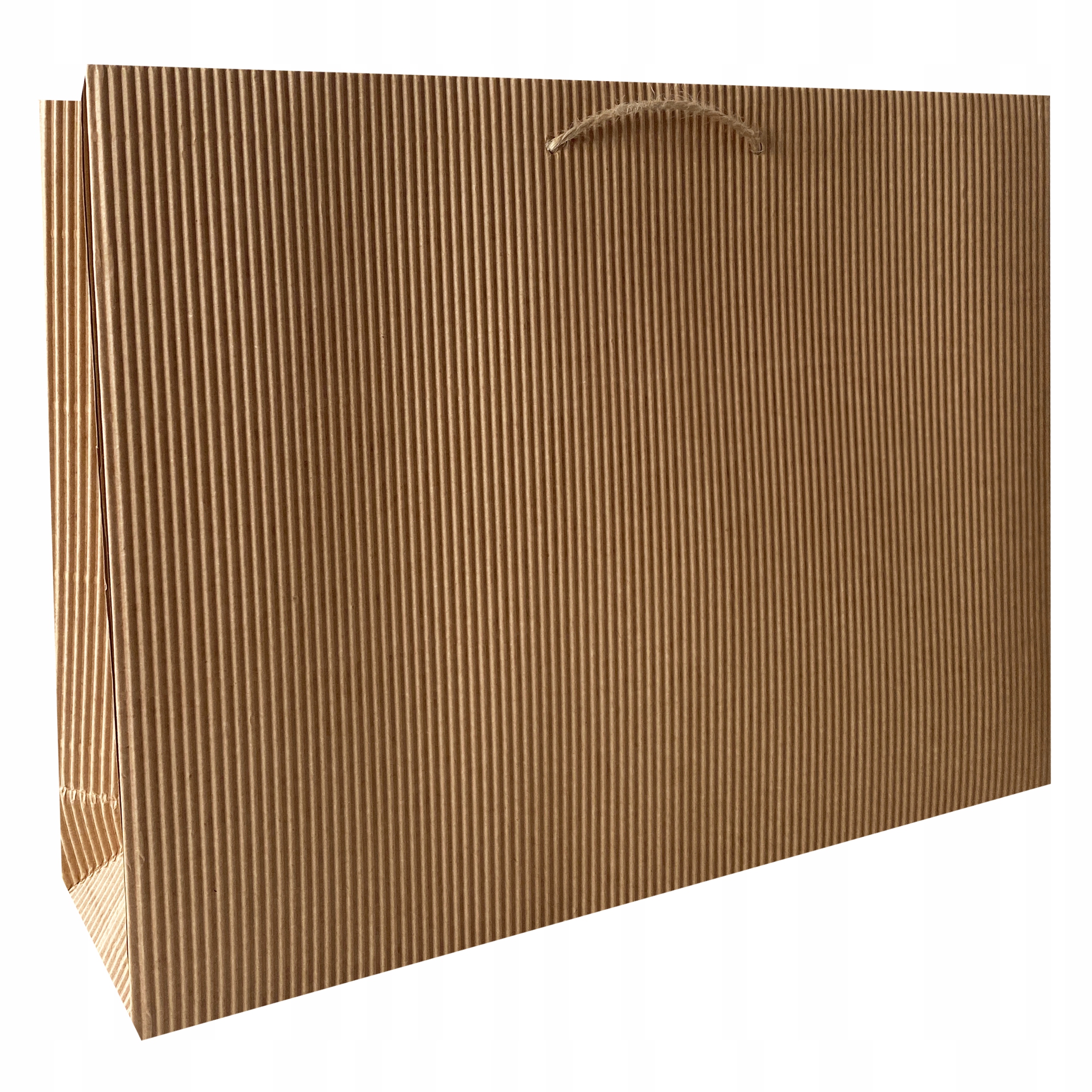 

Ekologiczna torebka z tektury falistej 36x9x25 cm
