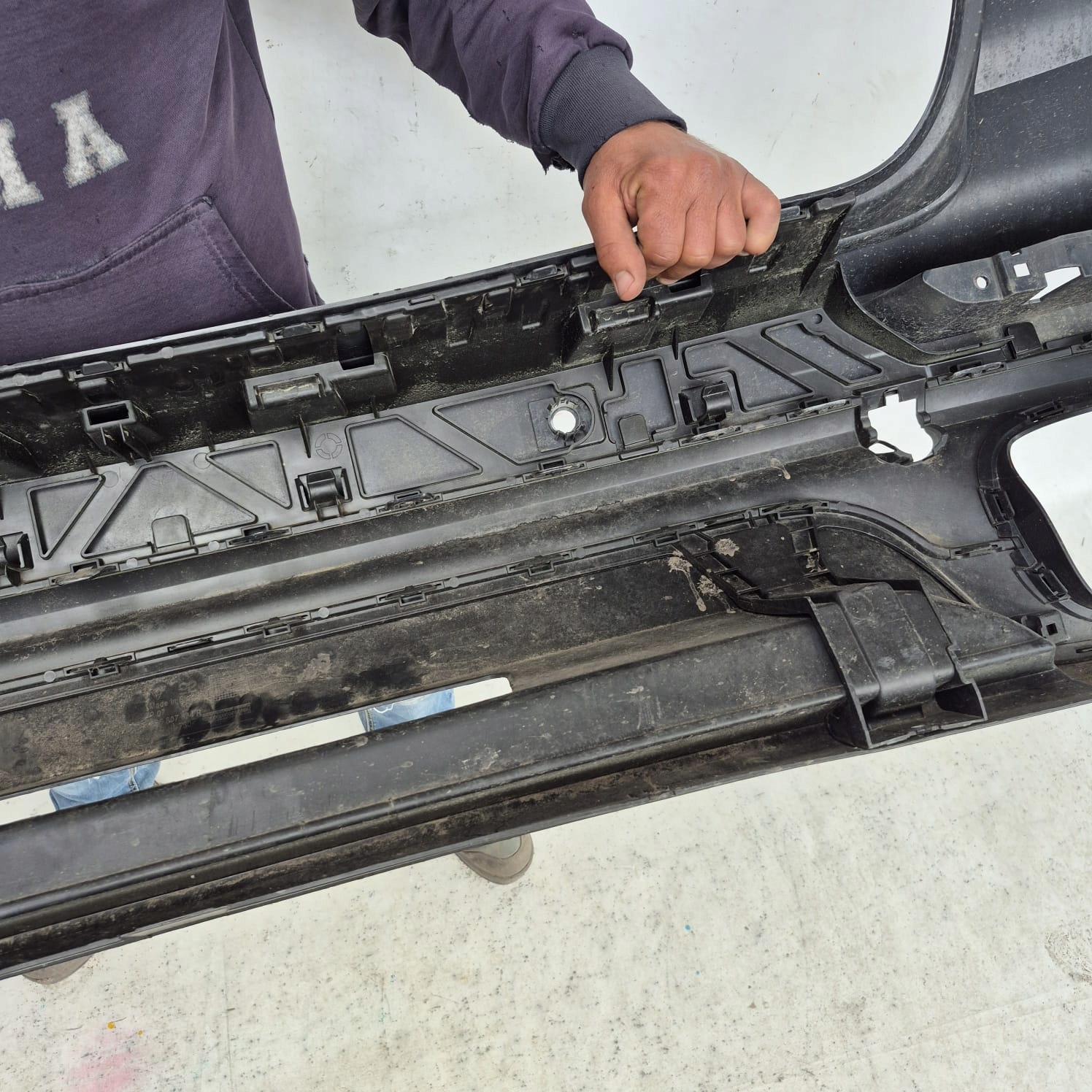 PORSCHE CAYENNE II 2 LIFT 14-17 bumper rear part rear PDC