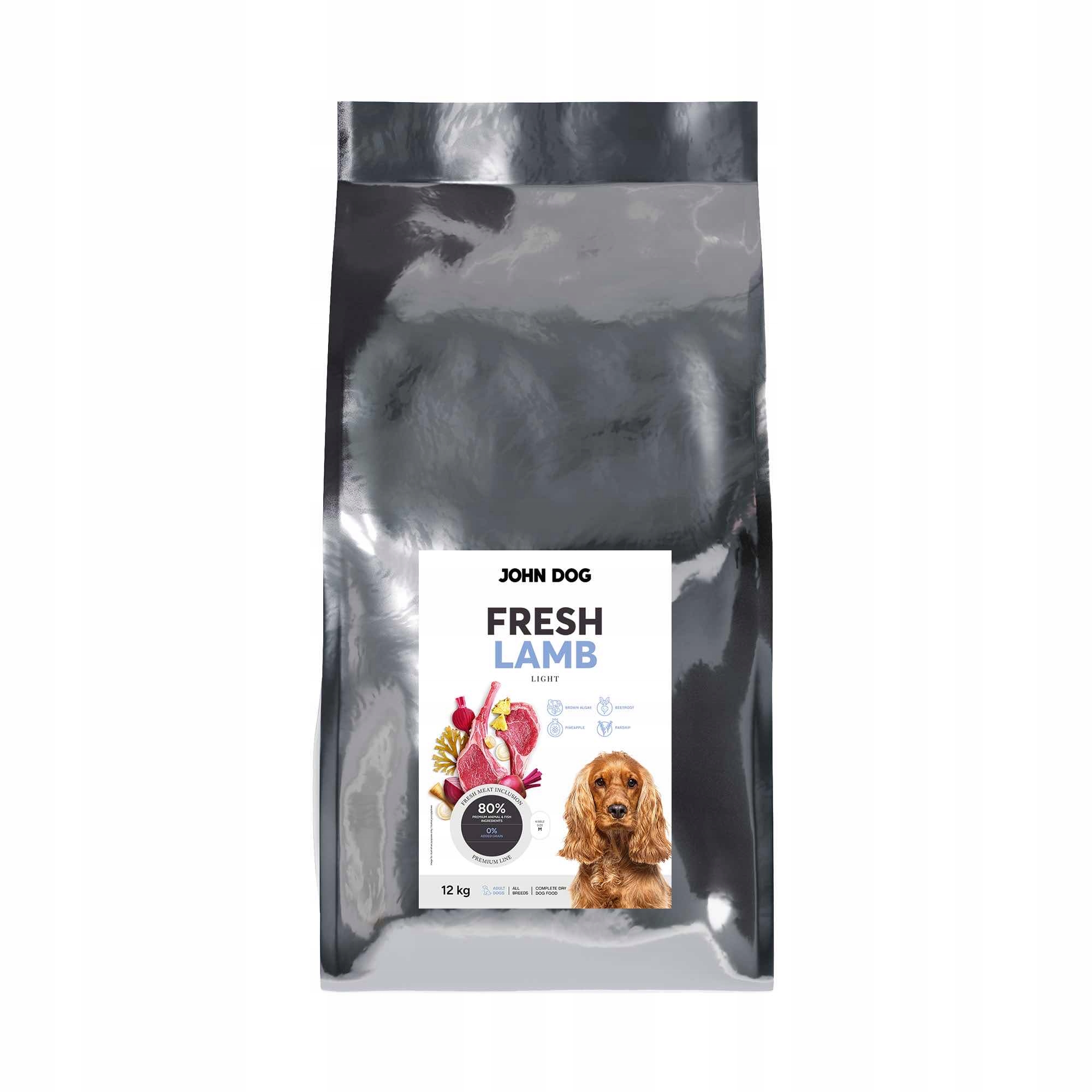 John Dog Adult Fresh Lamb Krmivo pro psy 12kg