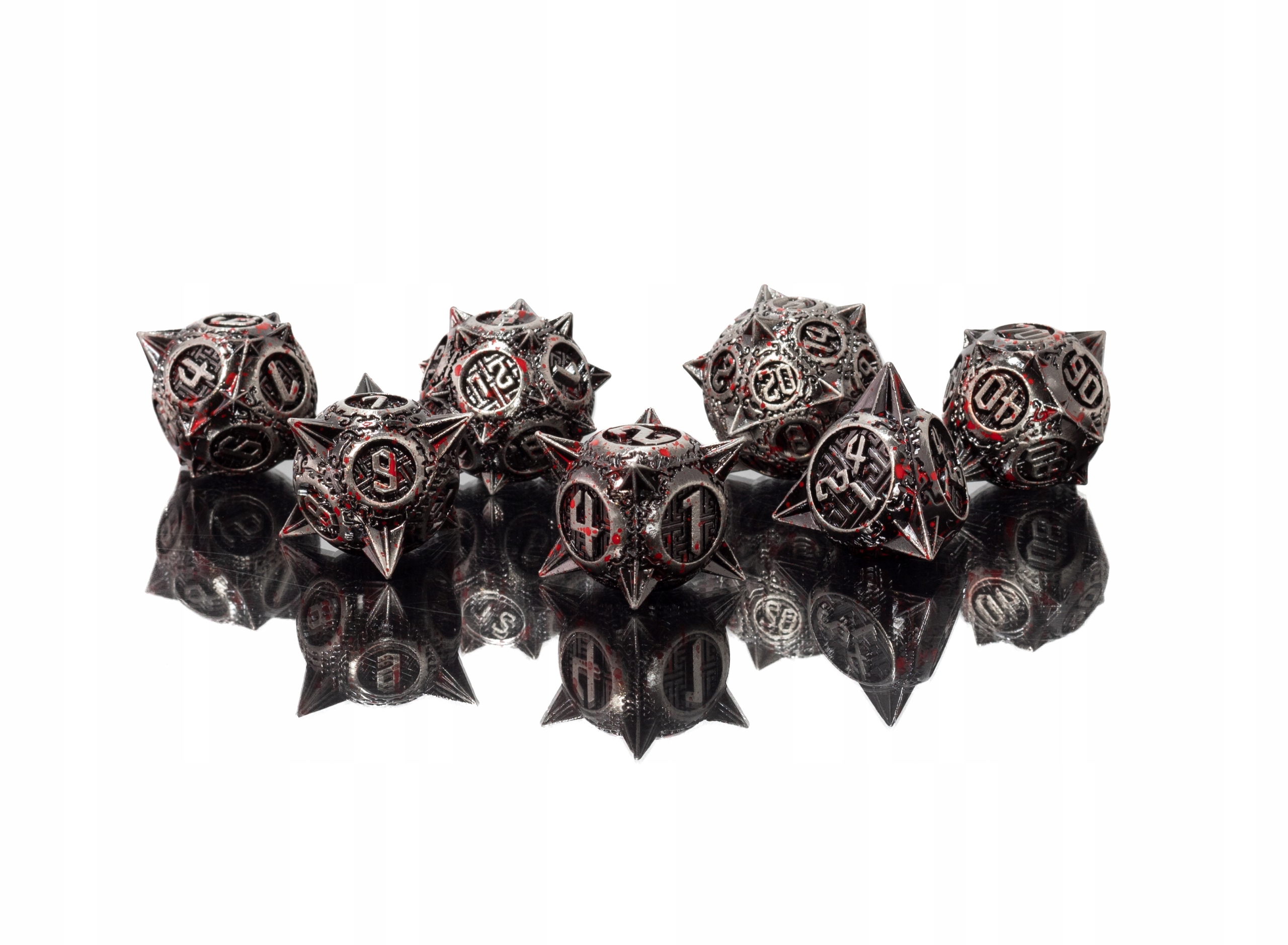 MORGENSZTERN ZESTAW 7 METALOWYCH KOŚCI RPG