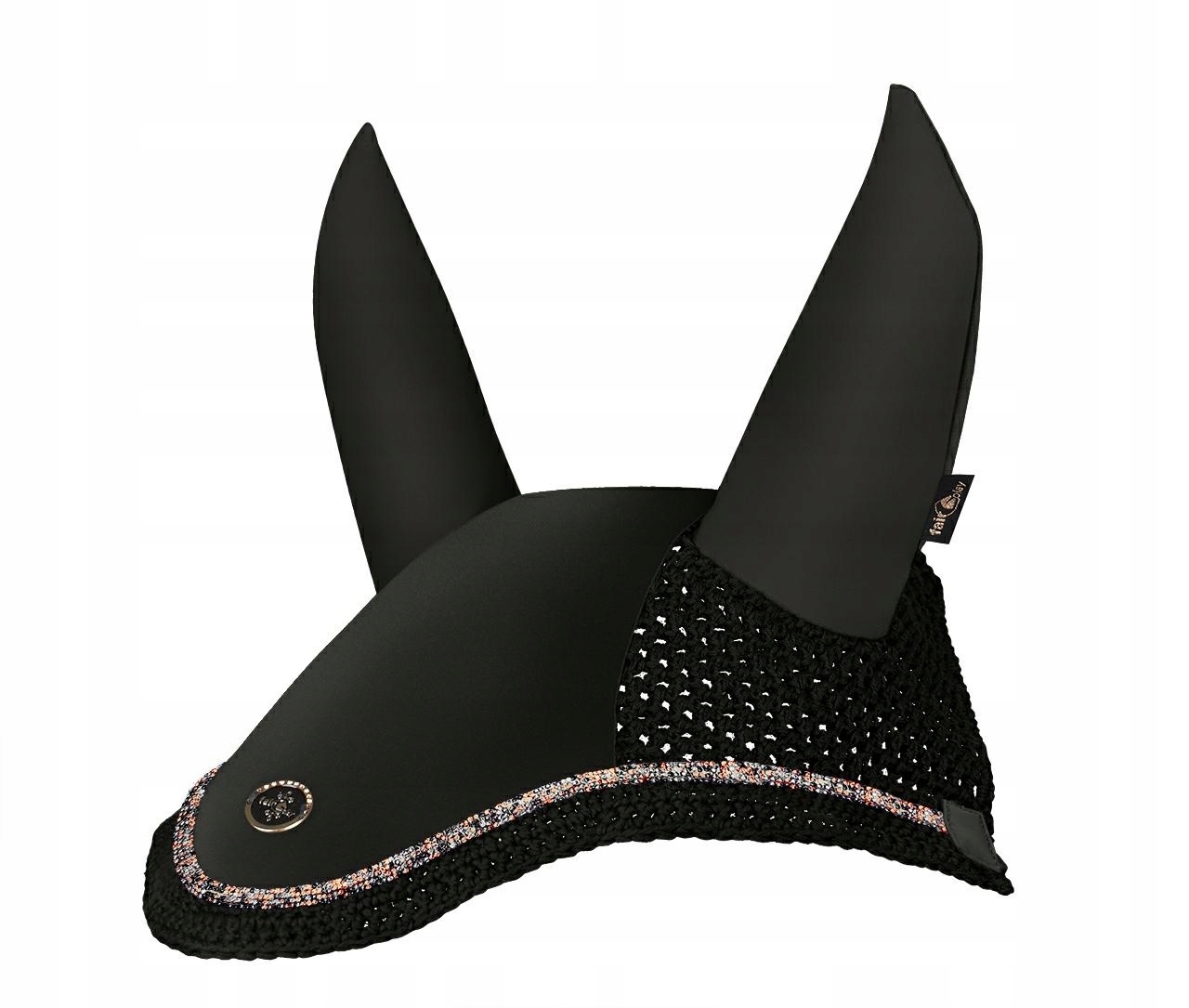 Ochrana Sluchu pro koně Fair Play Hematite, barva černá, velikost Full