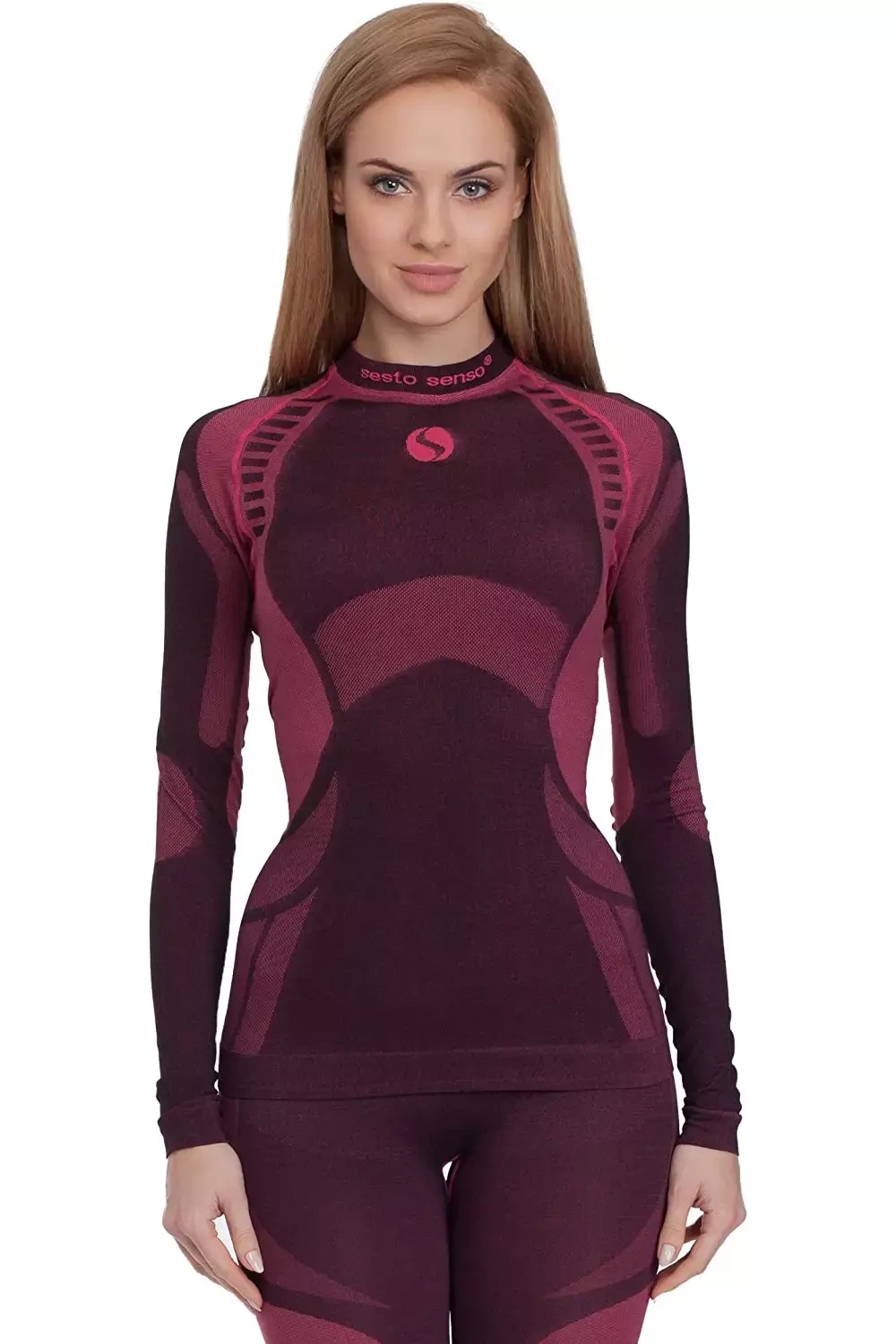 Koszulka Damsa sportowa termoaktywna Dopasowana długi rękaw Sesto Senso #M