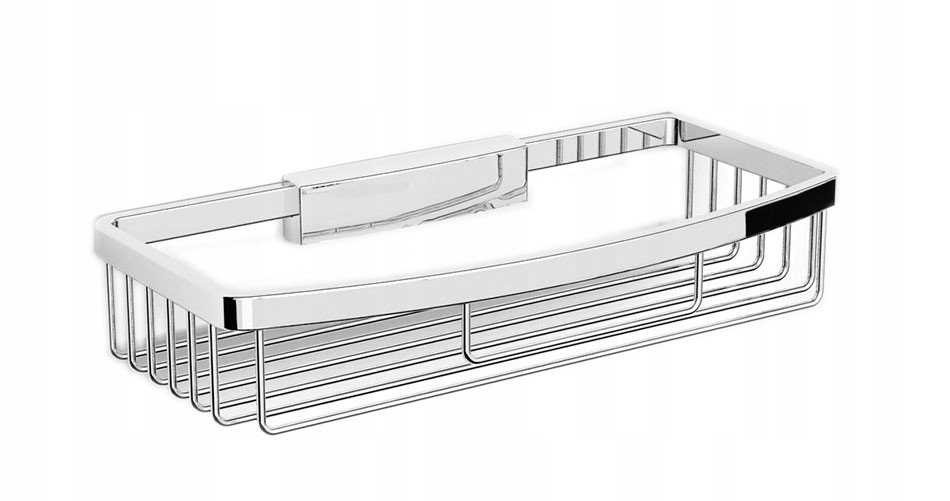 Smart drôtená polica do sprchy, chróm