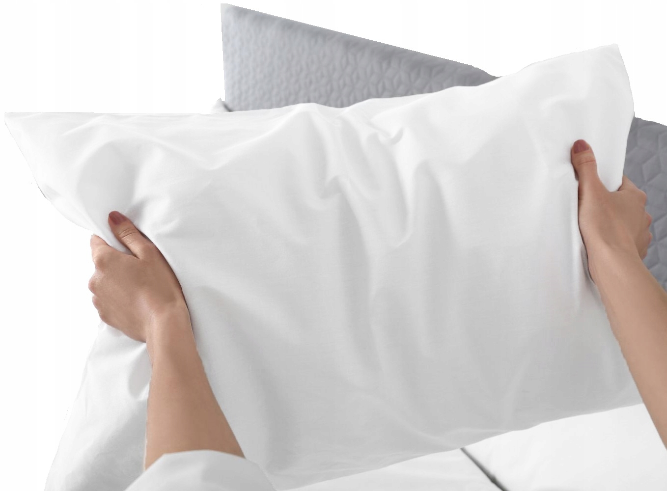 POŚCIEL POSZEWKA HOTELOWA 50x60 BAWEŁNA BIAŁA