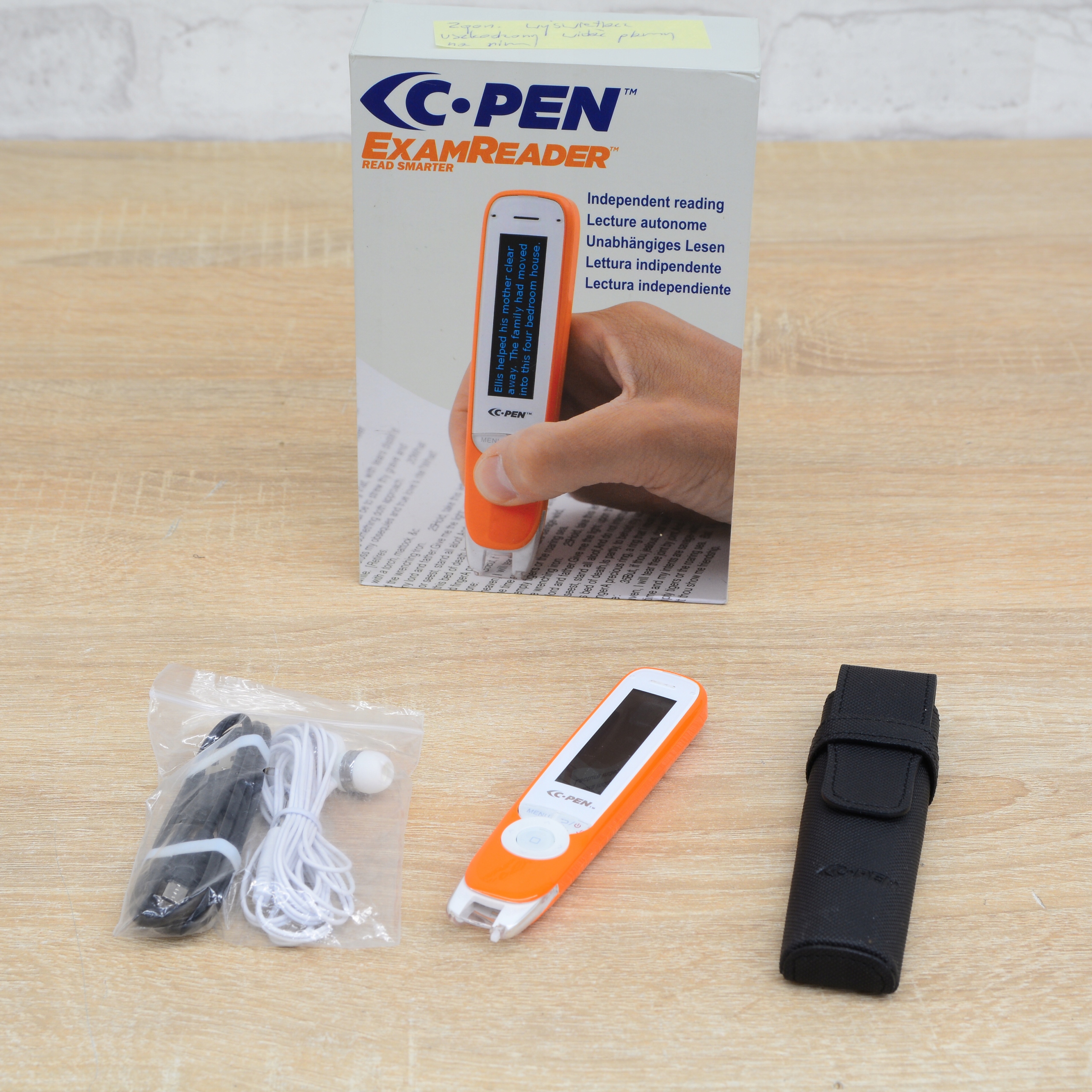 Uszkodzony Czytnik zamiany tekstu na mowę C Pen Exam Reader 2 OCR tłumacz Marka Inna