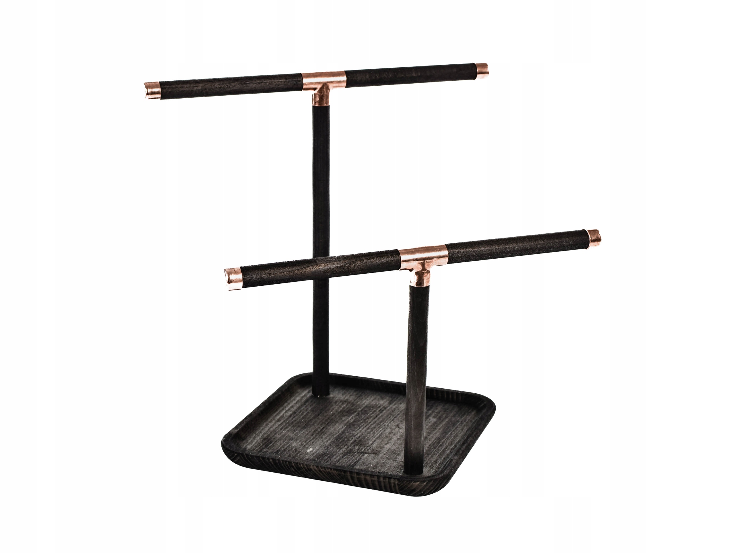 Expozitor náhrdelníky šperky stojan řetízky hodinky akcesoria dřevo