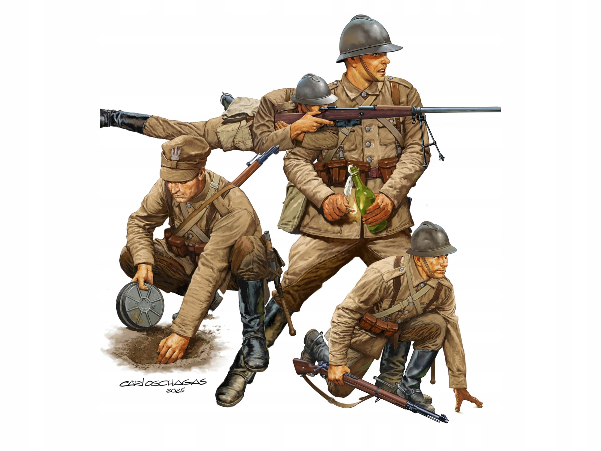 Polští rytíři (Ułani) 1939 Polish Cavalrymen (Uhlans) model 35050 Ibg