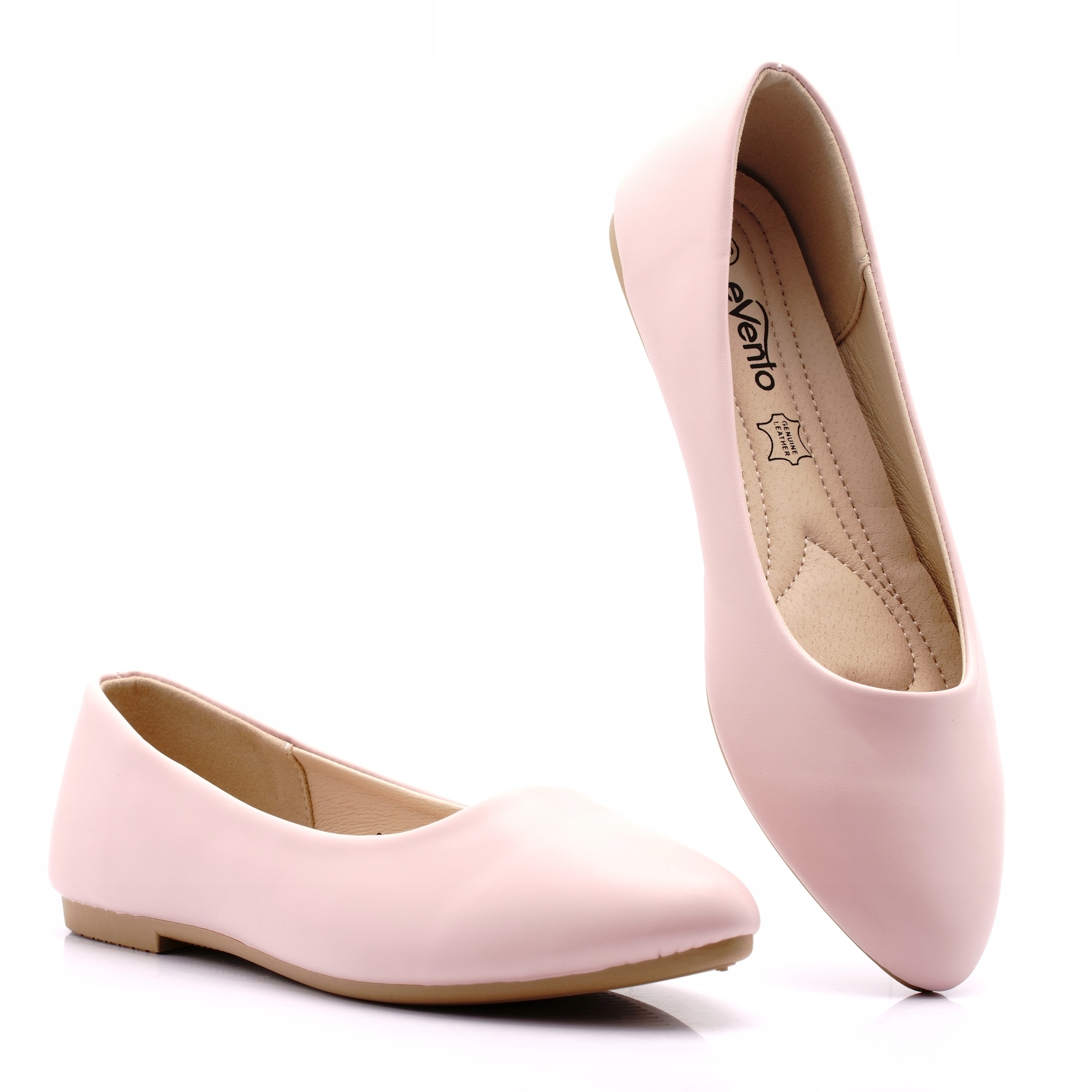 BALERINY KLASYCZNE BUTY DAMSKIE WKŁ. SKÓRA 7641 40 Płeć kobieta